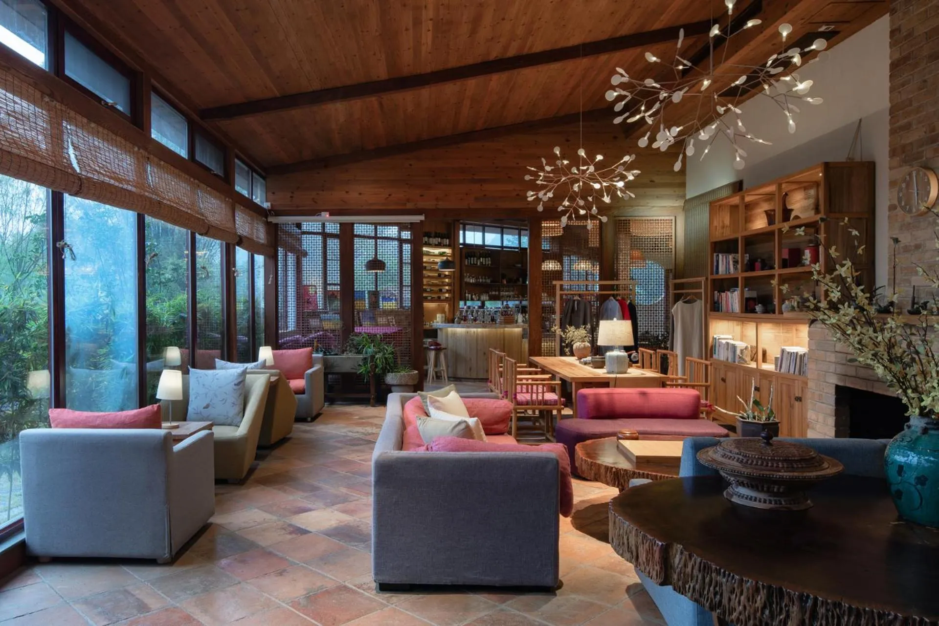 Lobby or reception in The Apsara Lodge