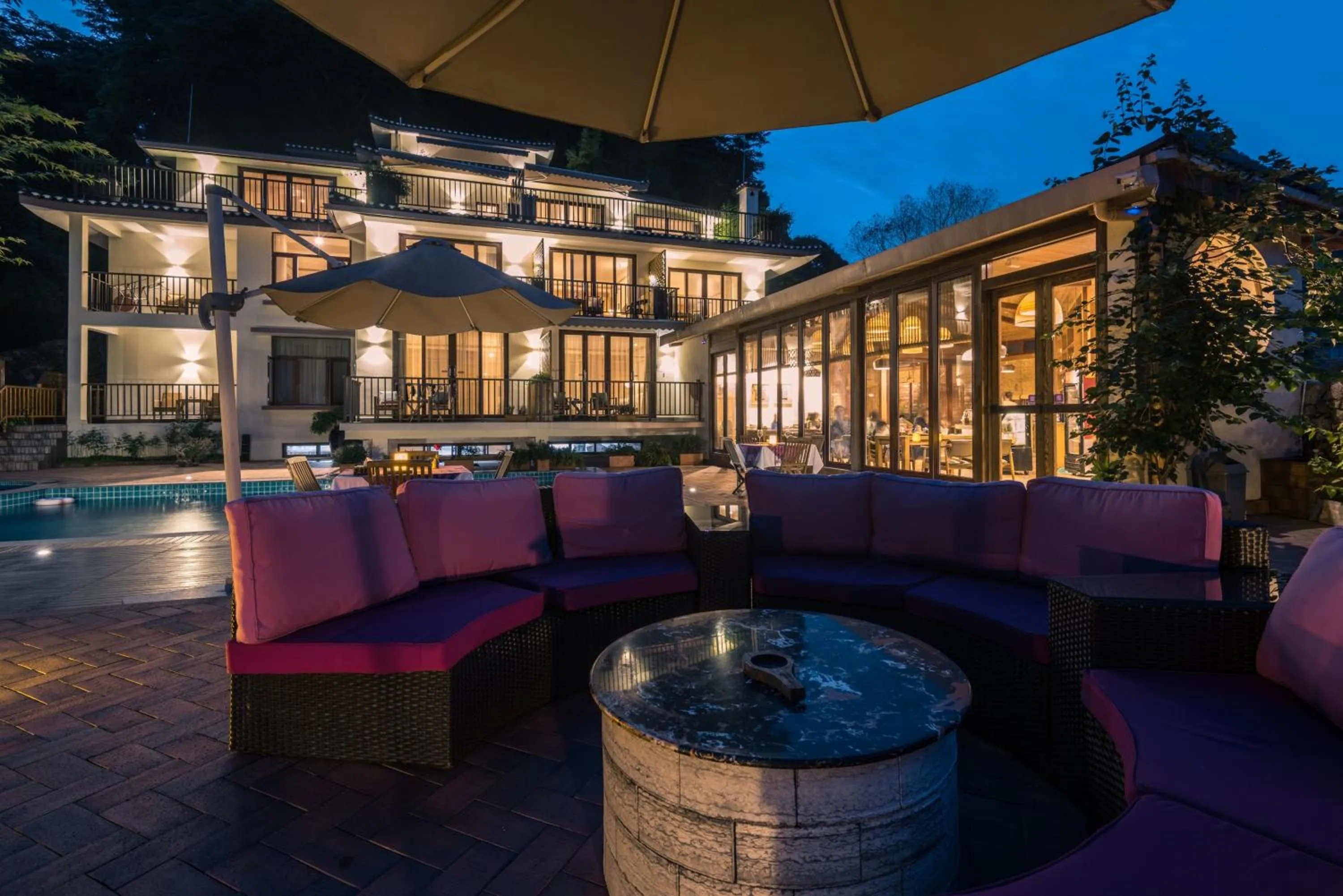 Swimming pool in The Apsara Lodge