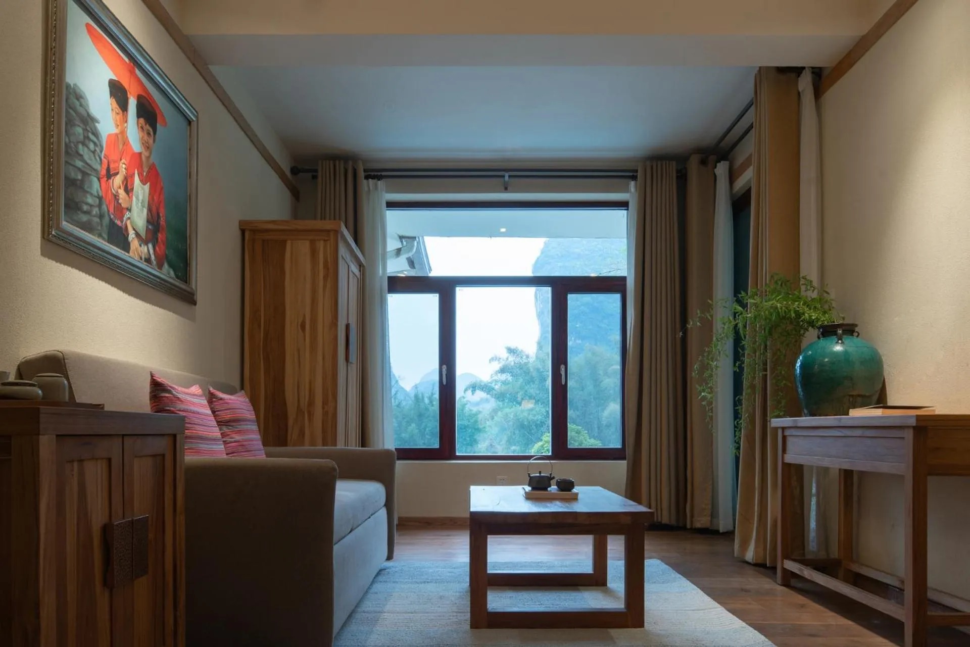 Living room in The Apsara Lodge