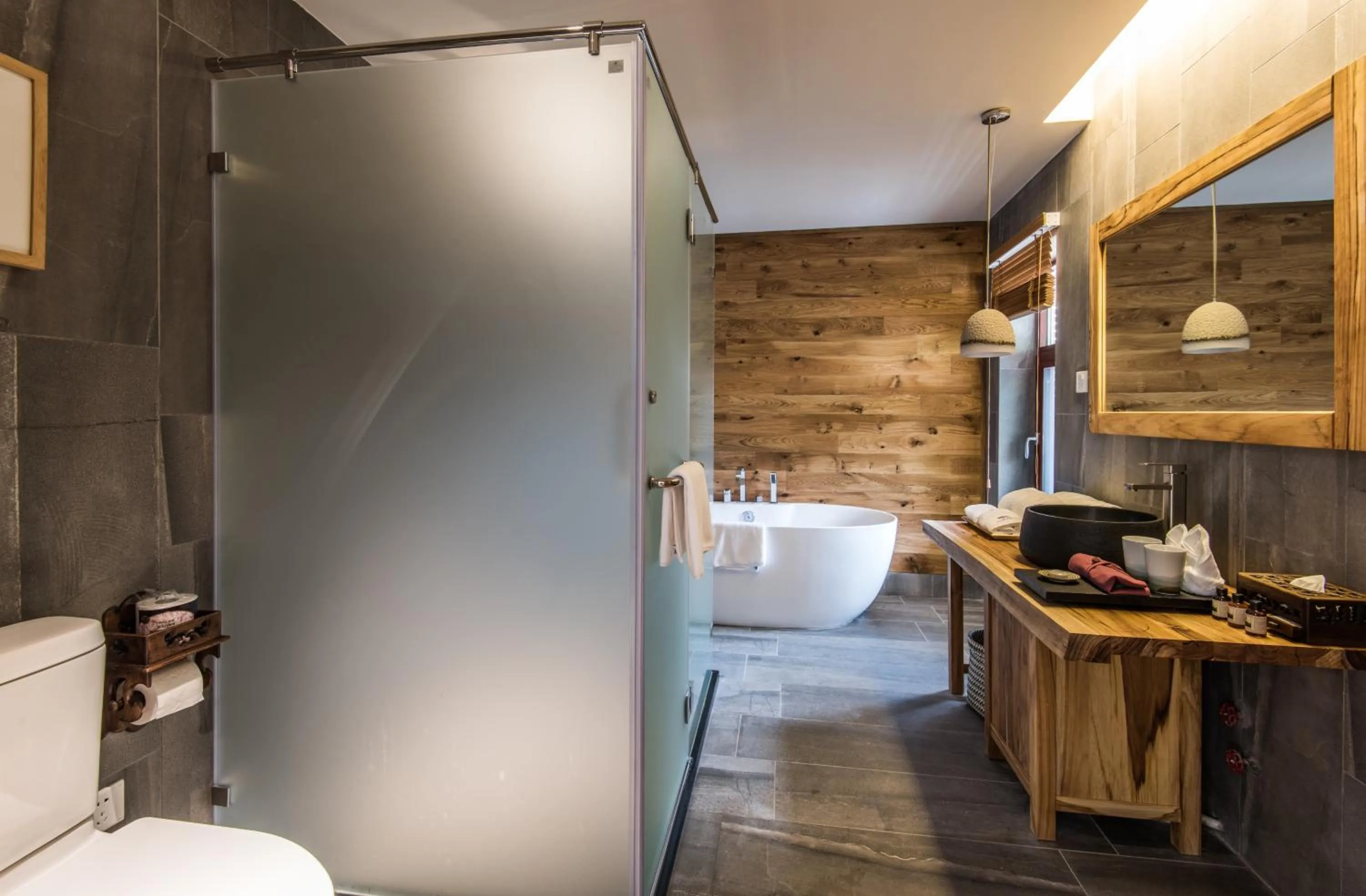 Shower in The Apsara Lodge