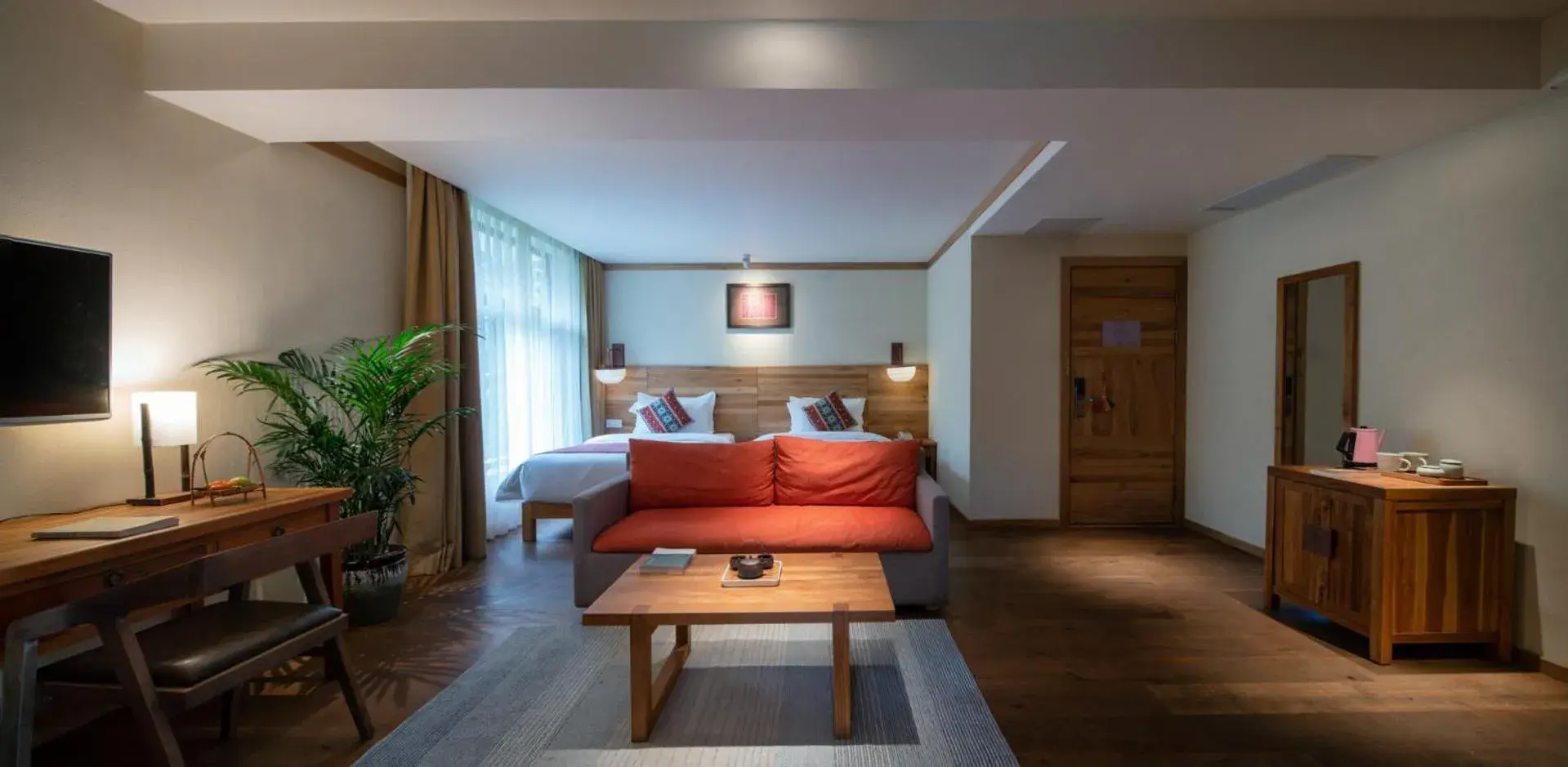 Double or Twin Room with Terrace in The Apsara Lodge Double or Twin Room with Terrace in The Apsara Lodge