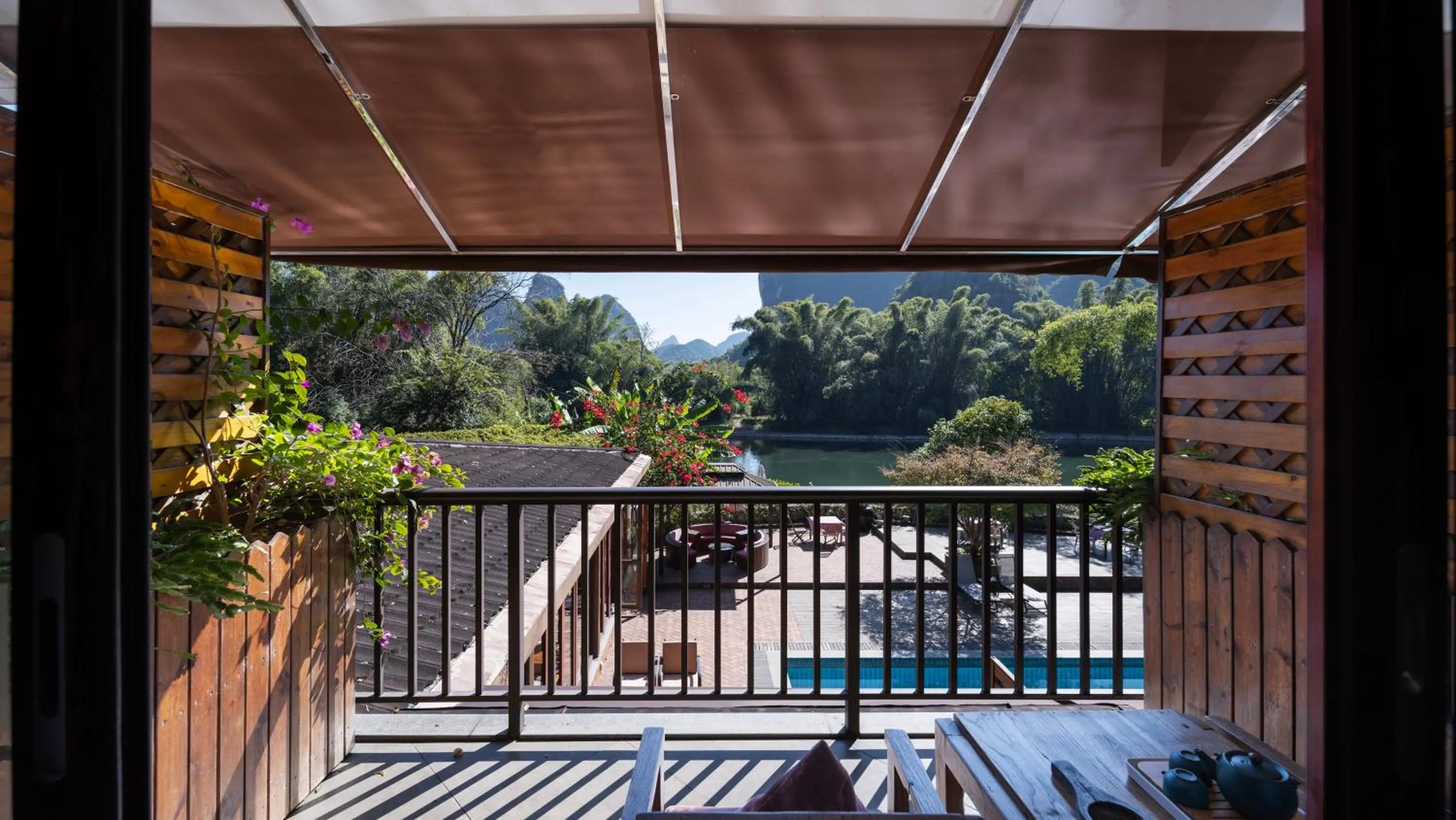 View (from property/room) in Yangshuo The Apsara Lodge