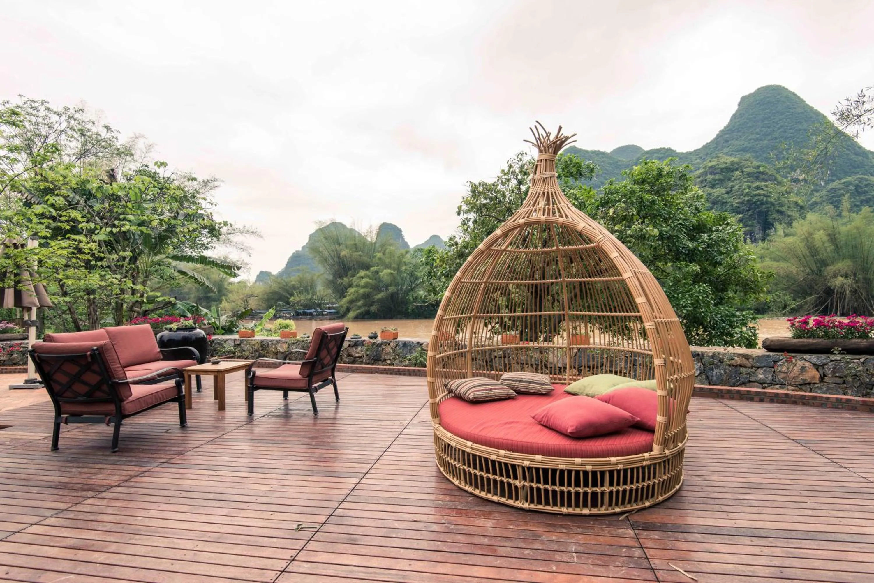 Balcony/Terrace in The Apsara Lodge