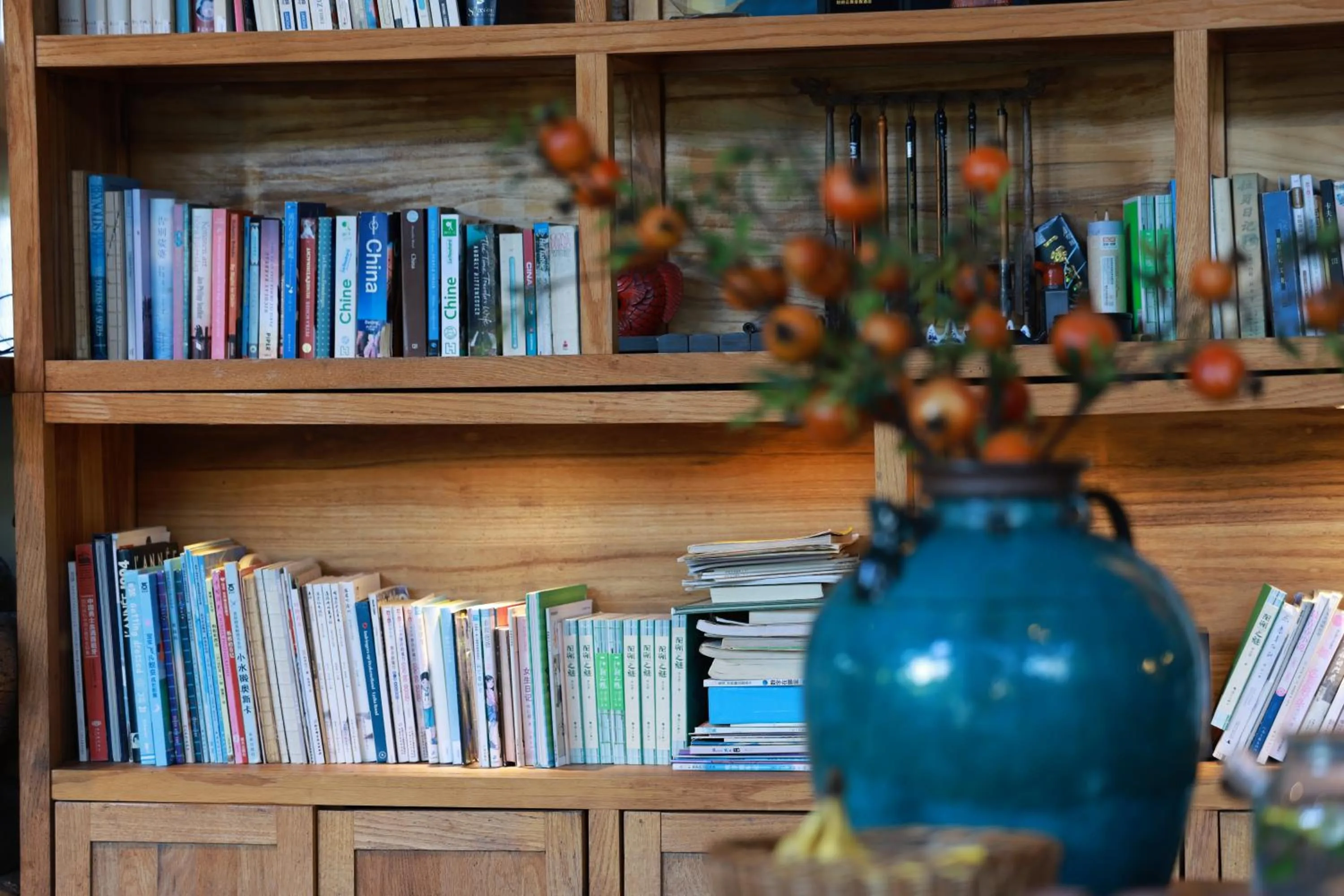 Library in The Apsara Lodge