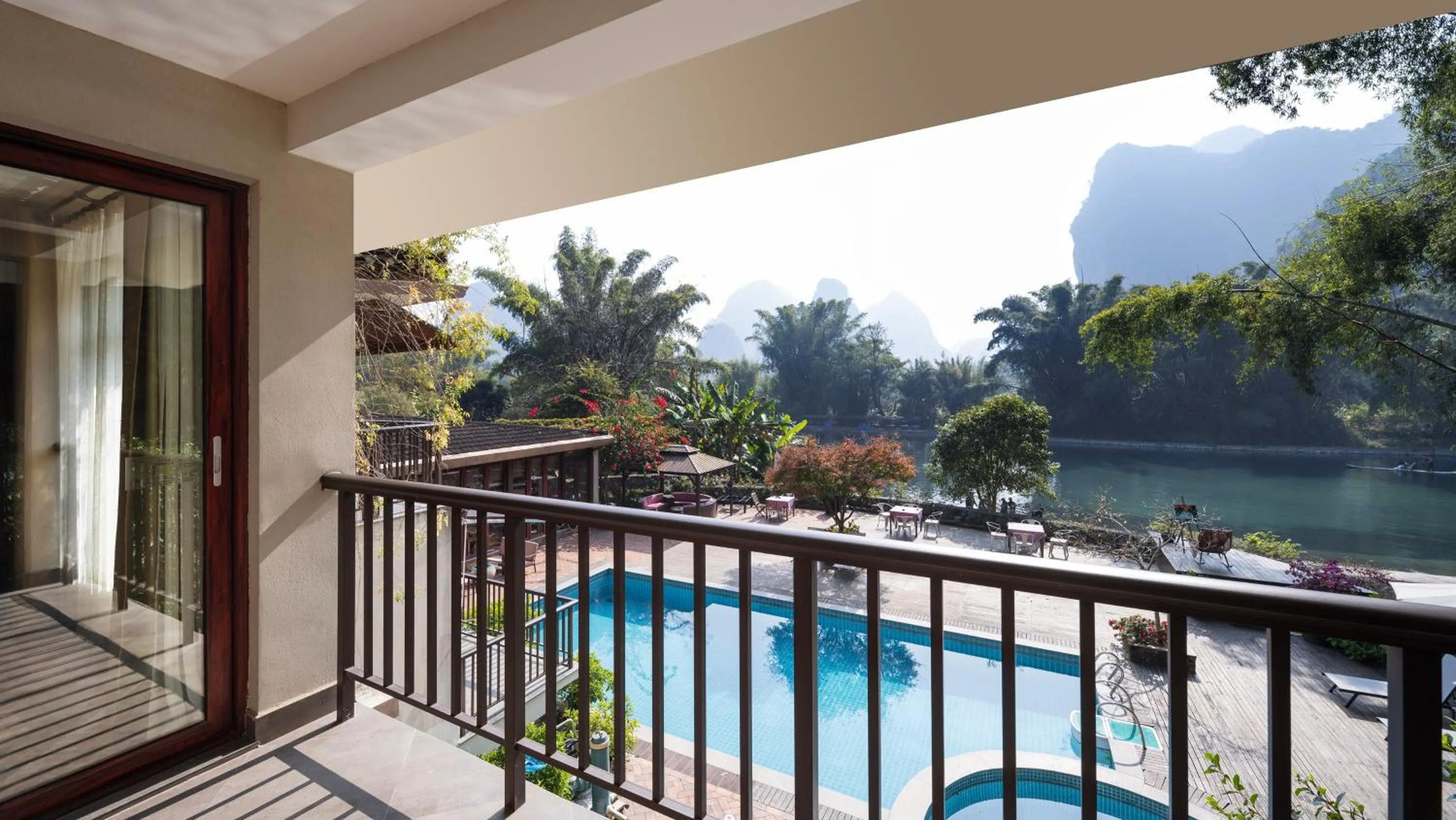 View (from property/room) in Yangshuo The Apsara Lodge