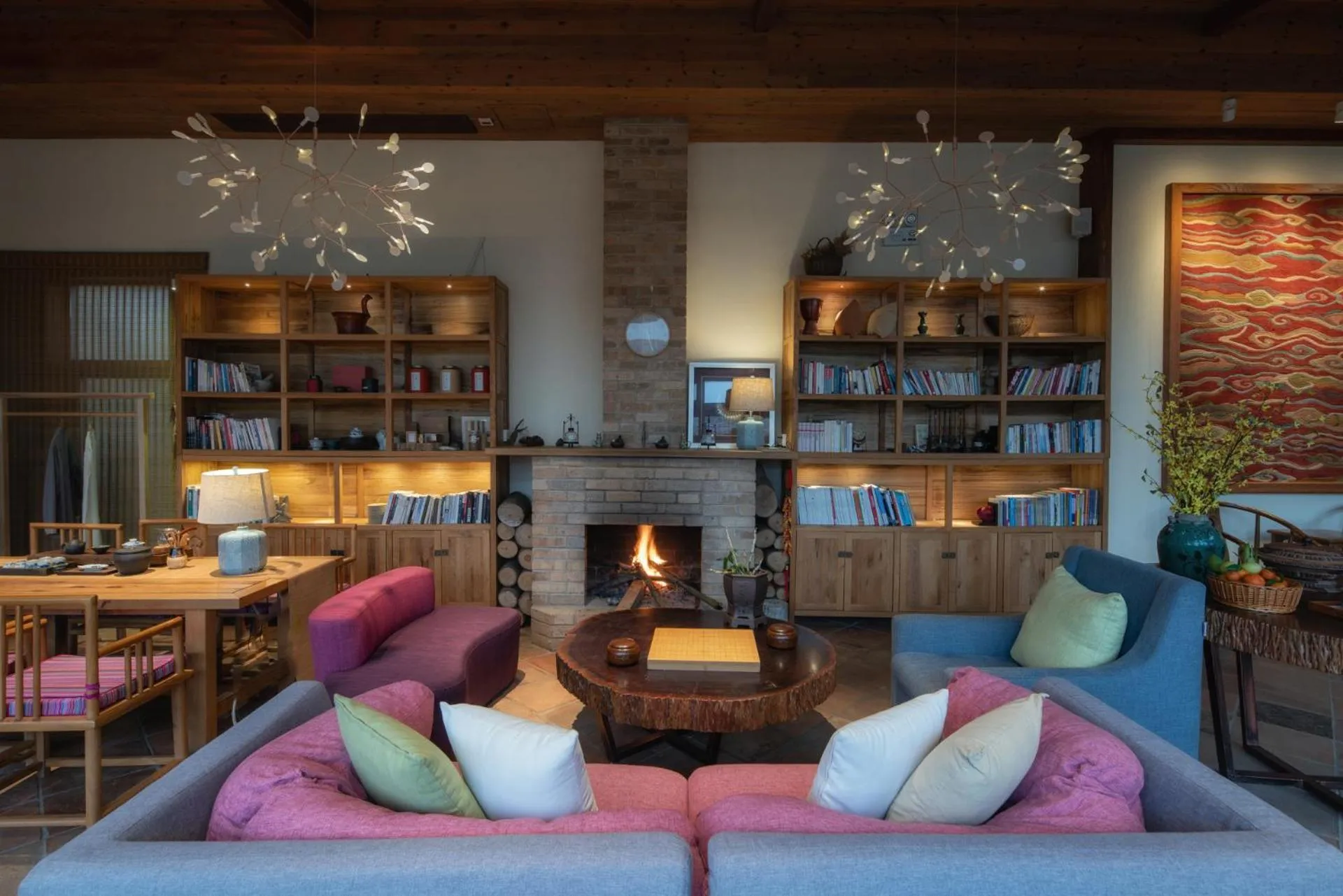 Lobby or reception in The Apsara Lodge