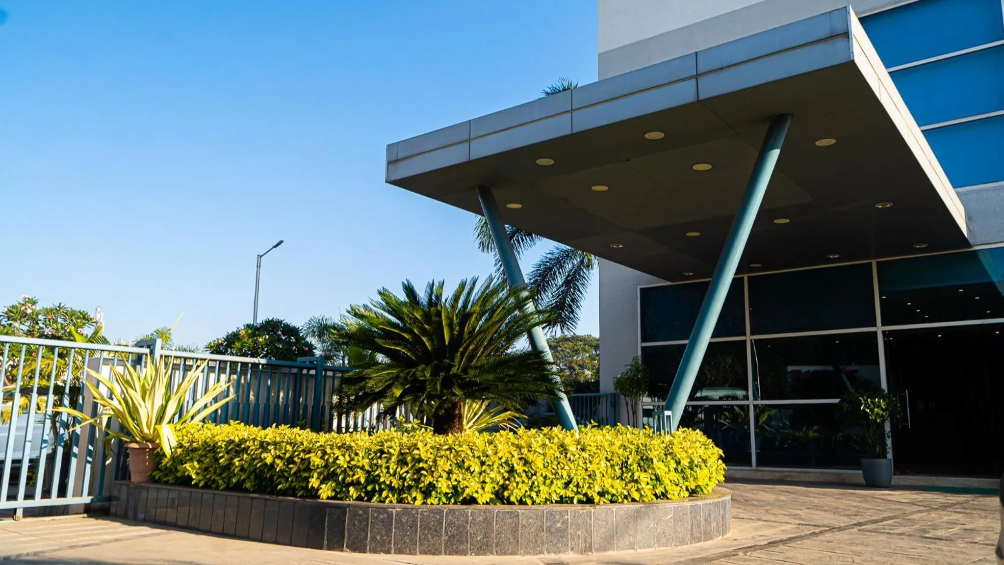 Facade/entrance in 7 Apple Hotel Aurangabad