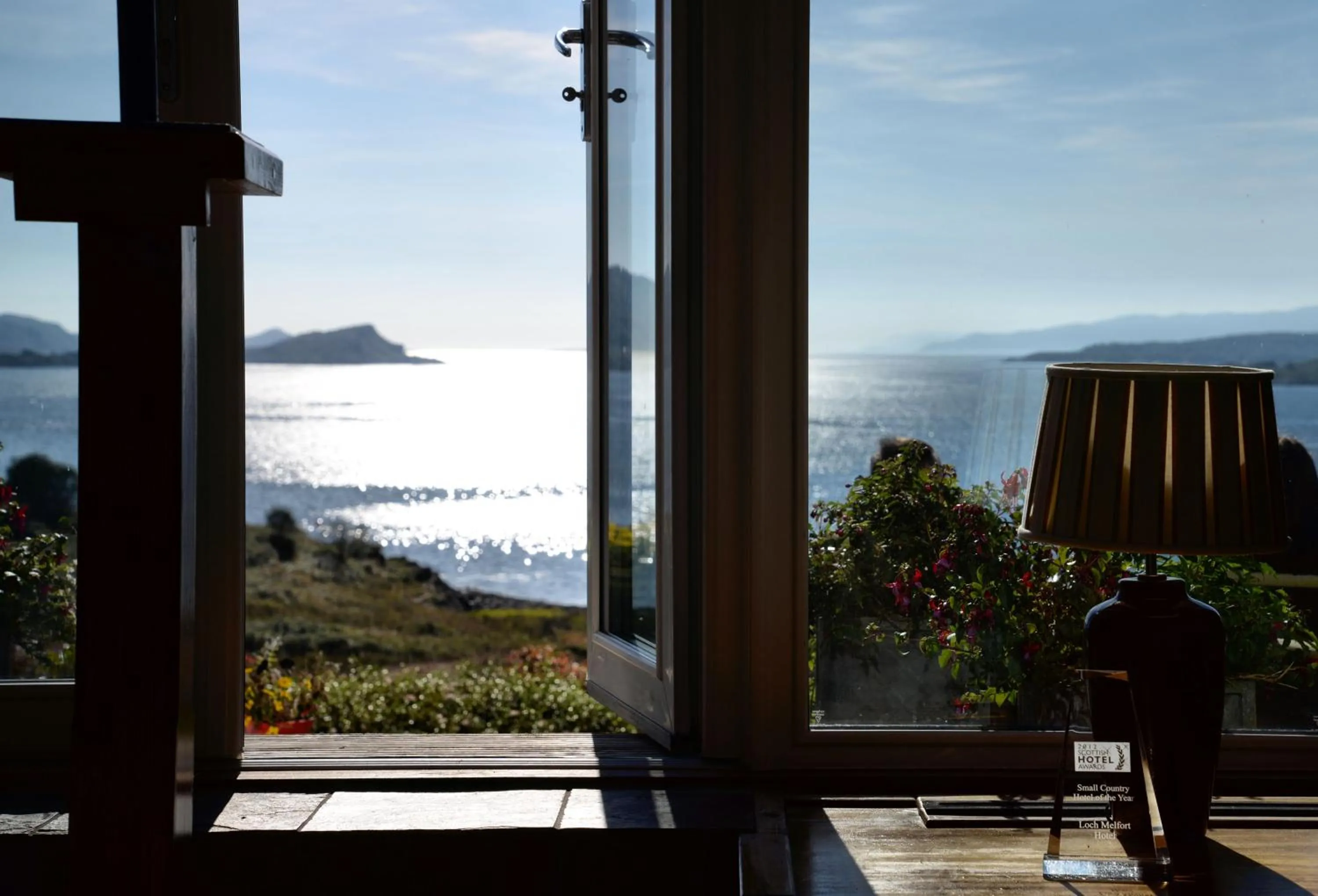 Patio in Loch Melfort Hotel