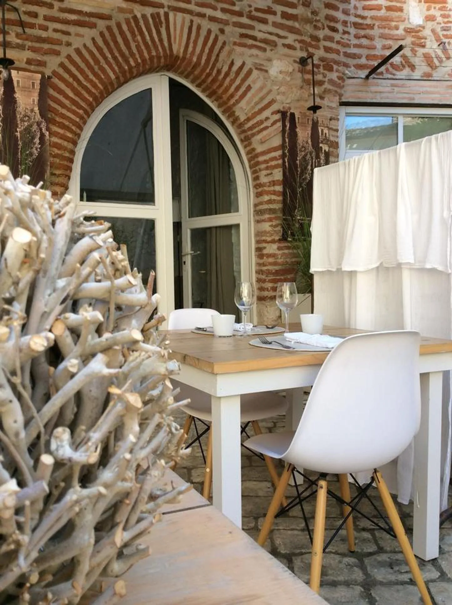 Balcony/Terrace in La maison sur la place