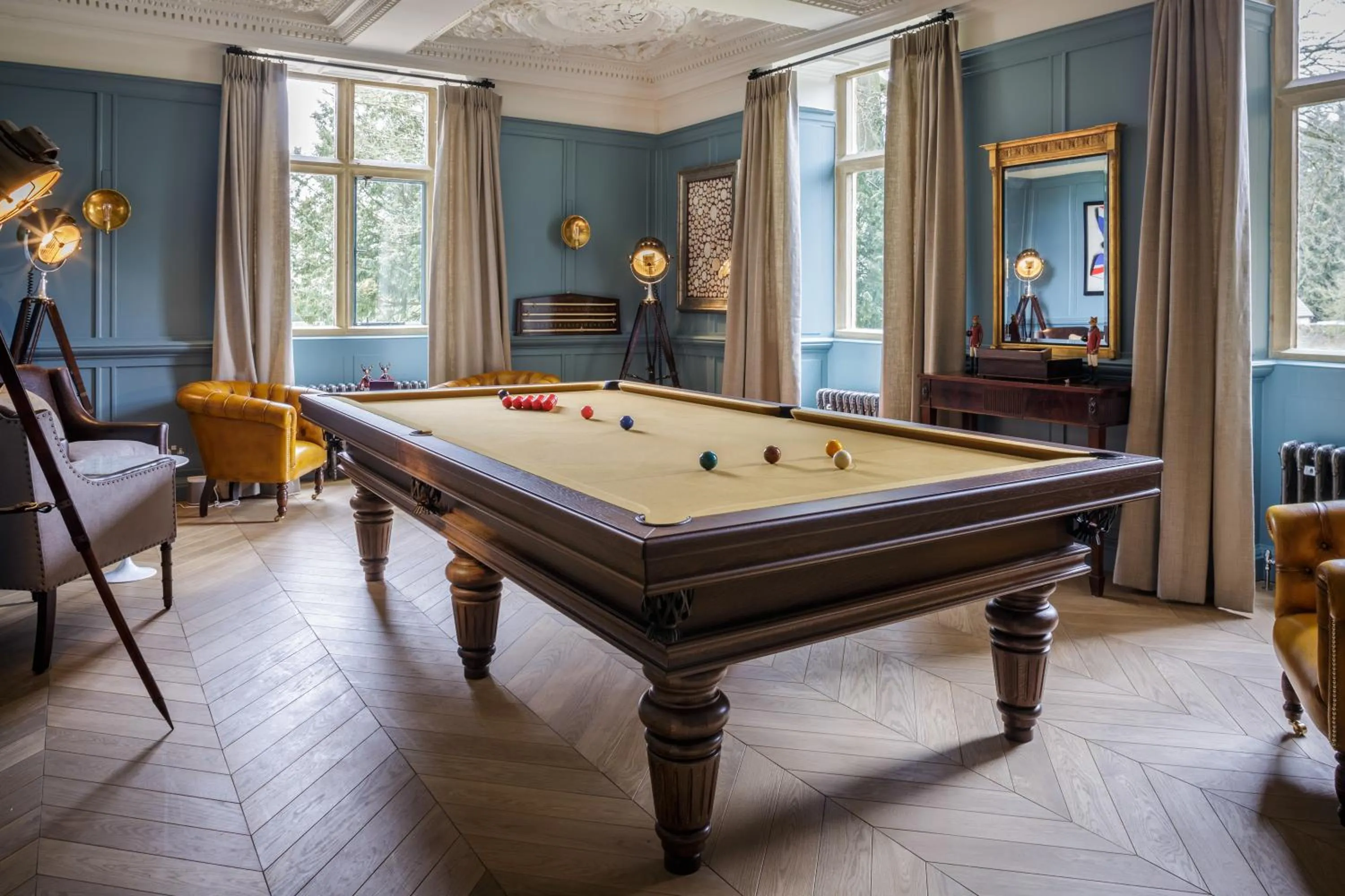 Billiard in The Slaughters Manor House