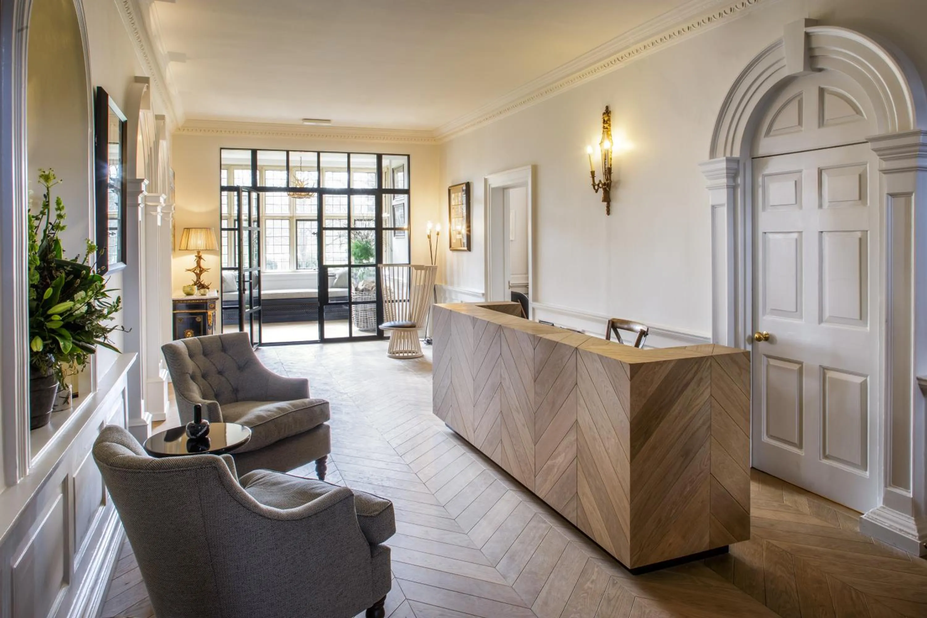 Lobby or reception in The Slaughters Manor House