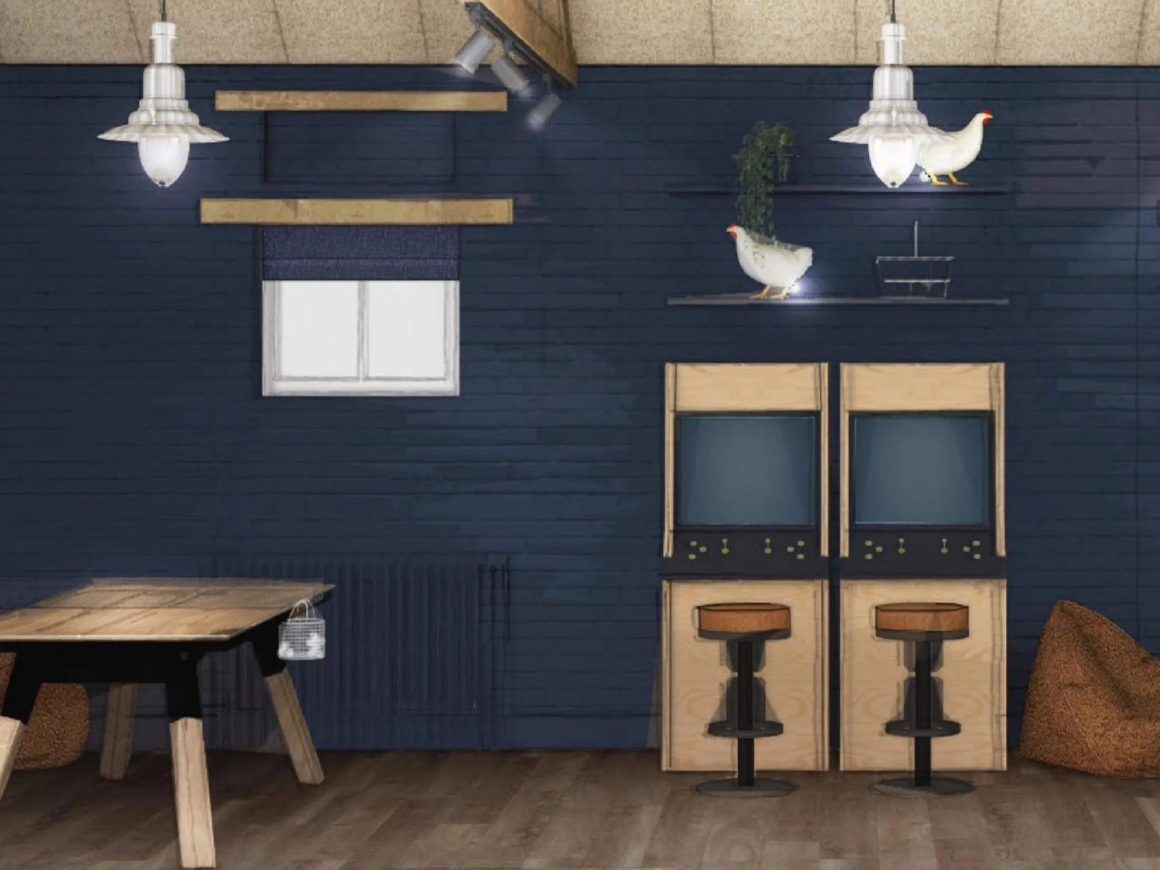 Game Room in Woolley Grange Hotel