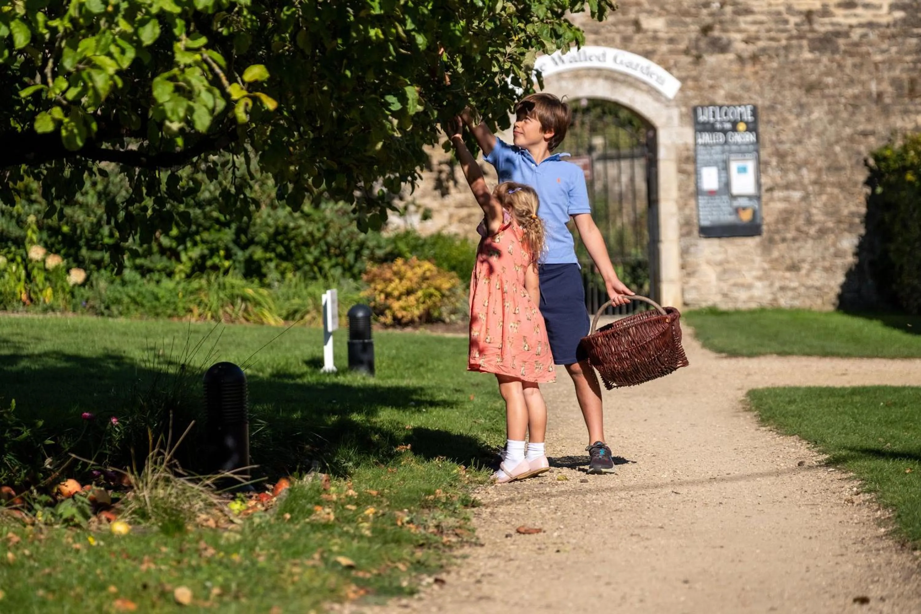 Garden in Woolley Grange Hotel