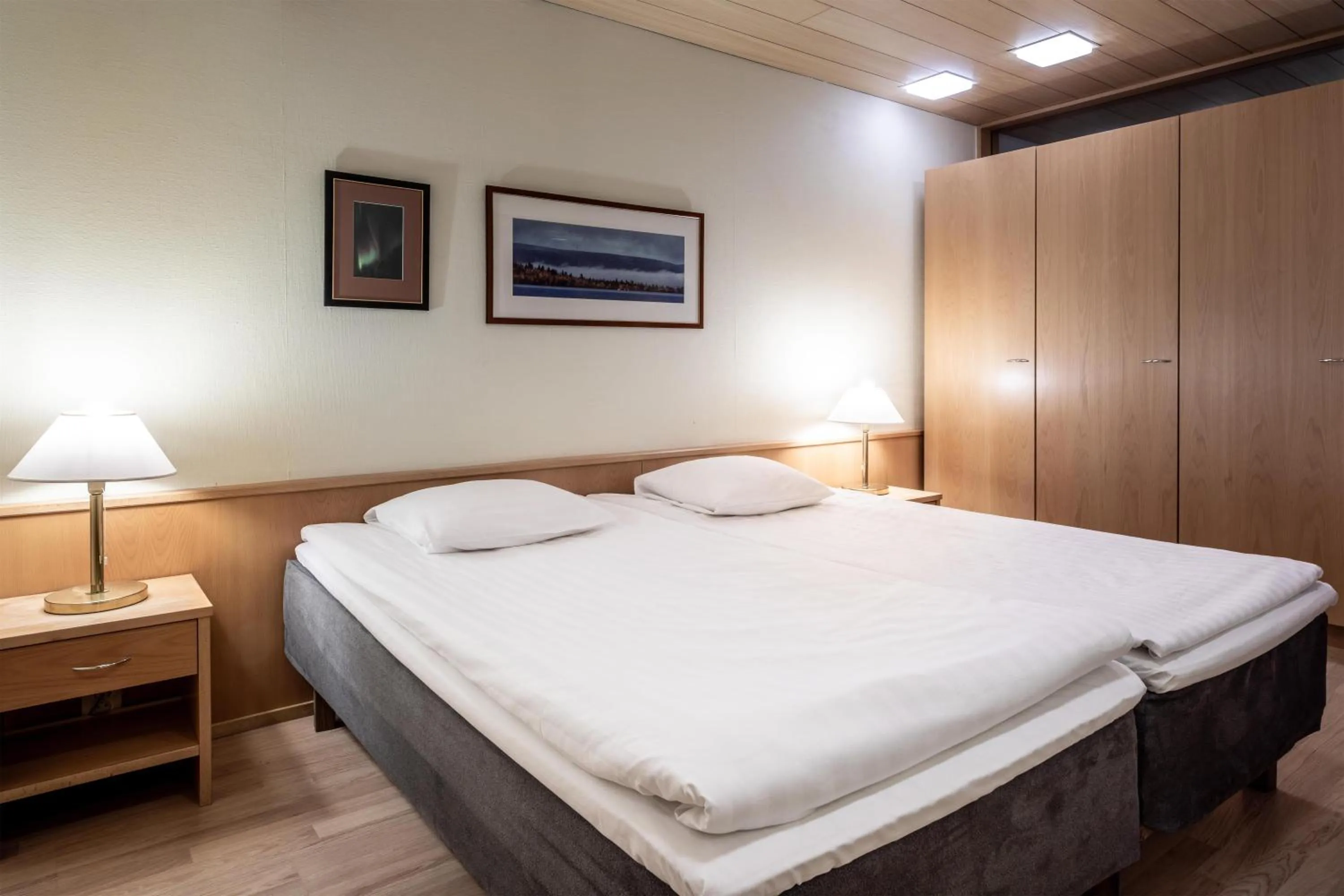 Bedroom, Bed in Scandic Polar