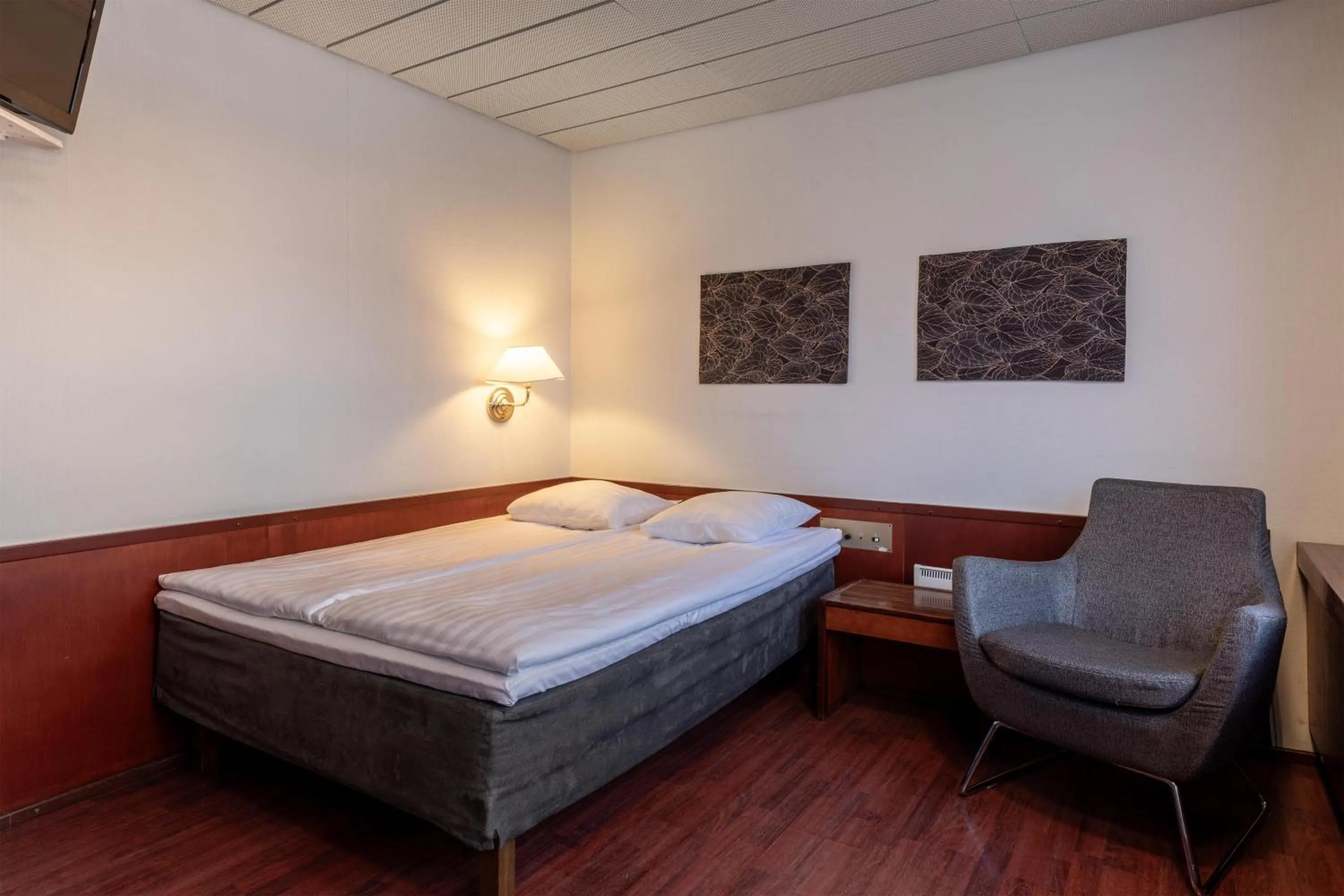 Bedroom, Bed in Scandic Polar