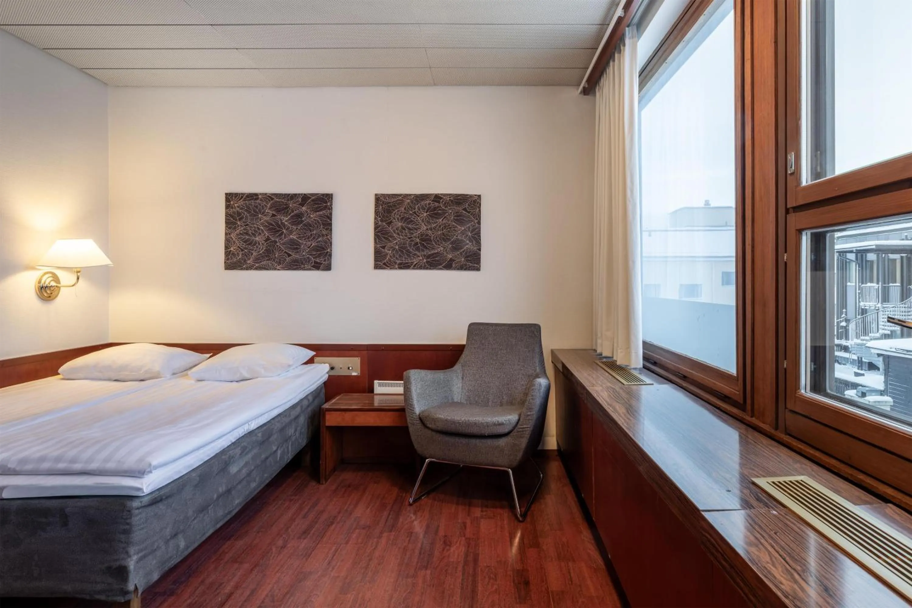 Bedroom, Bed in Scandic Polar