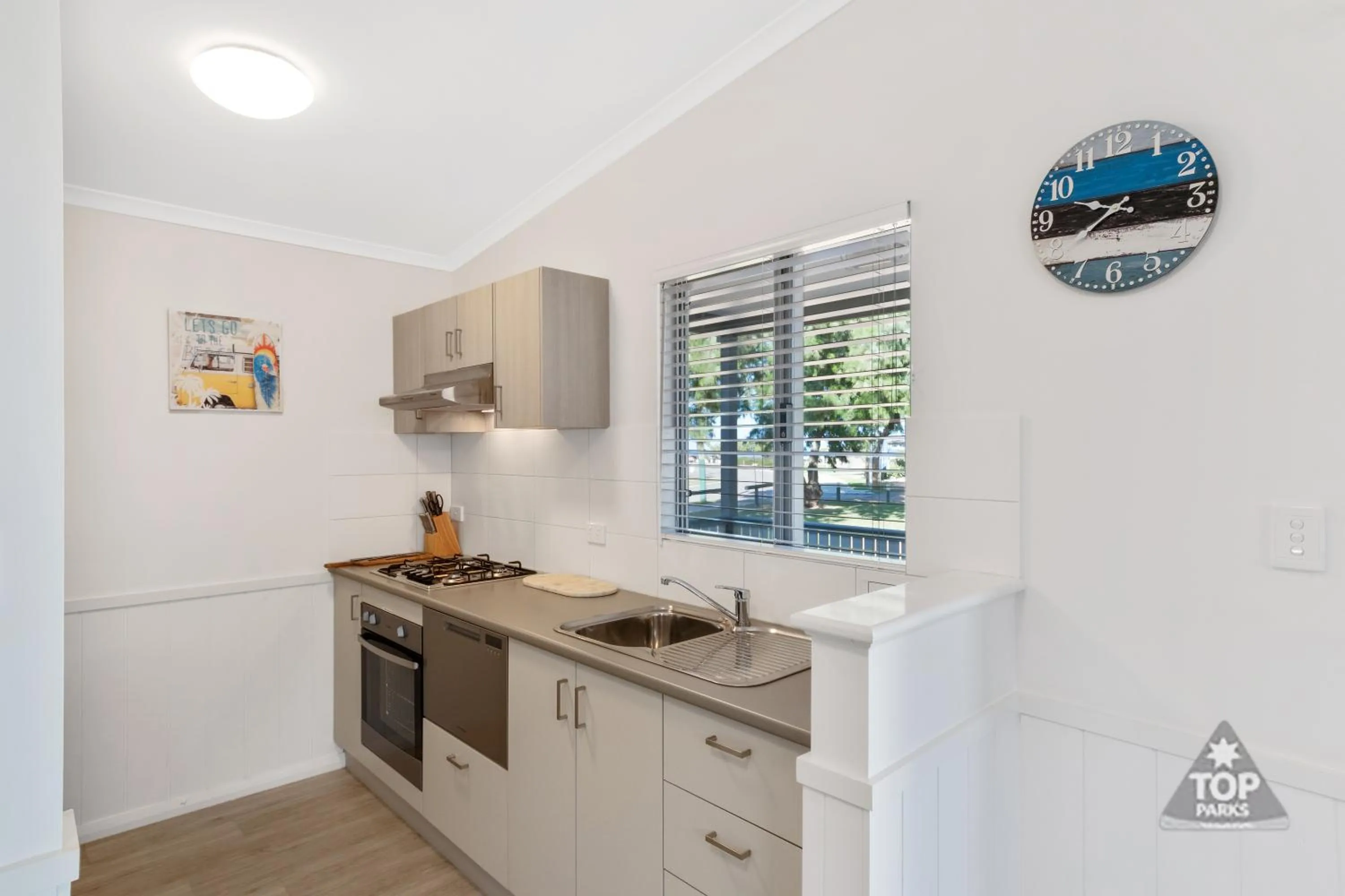Kitchen or kitchenette in Horrocks Beach Caravan Park