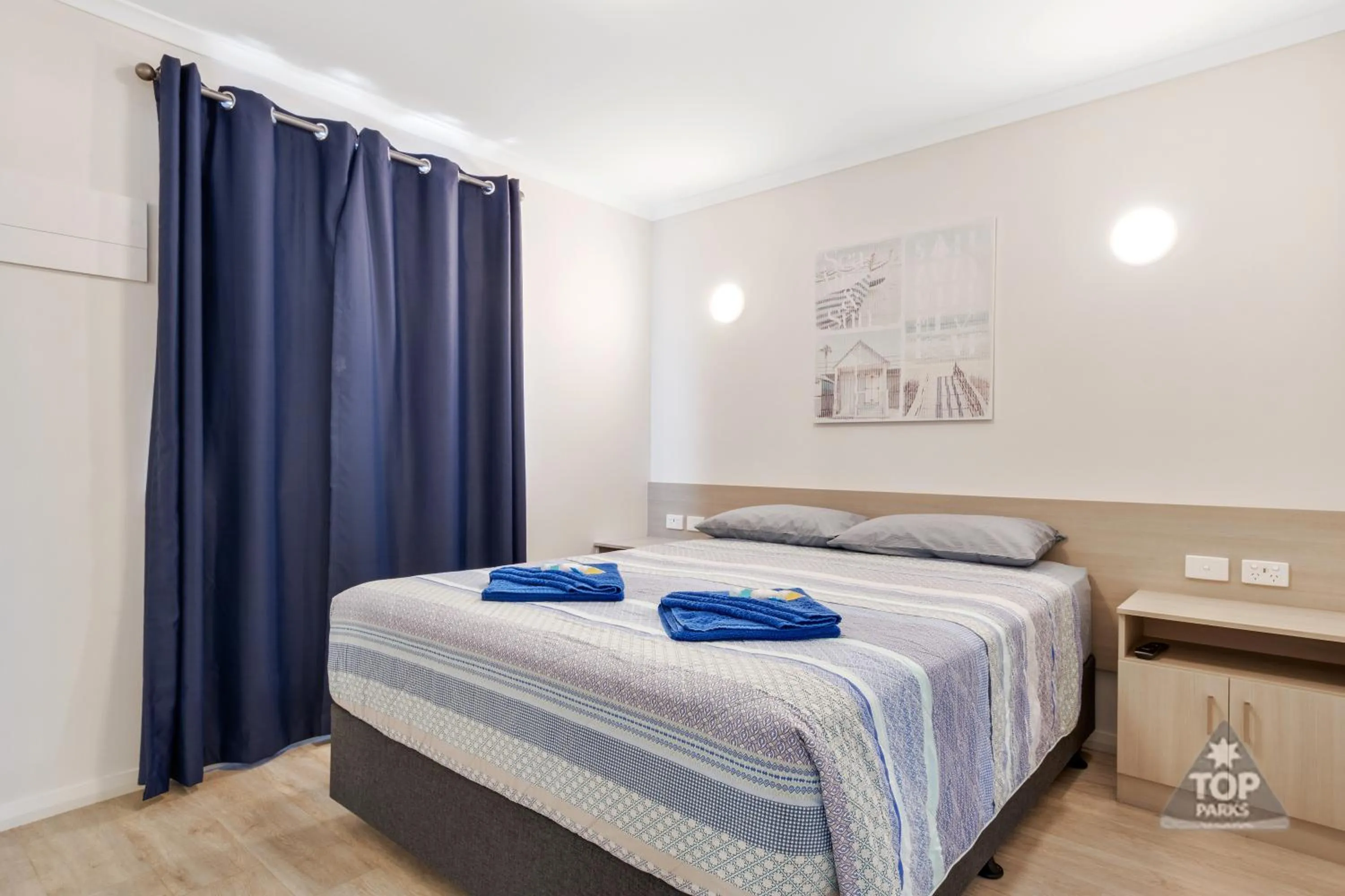 Bedroom, Bed in Horrocks Beach Caravan Park