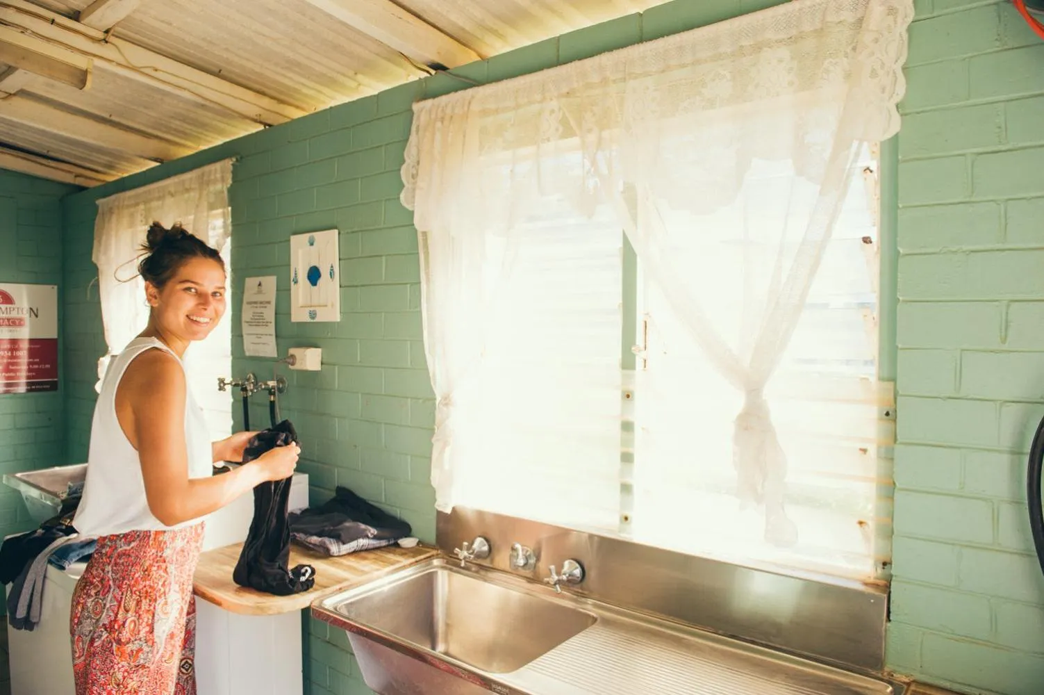 Area and facilities in Horrocks Beach Caravan Park