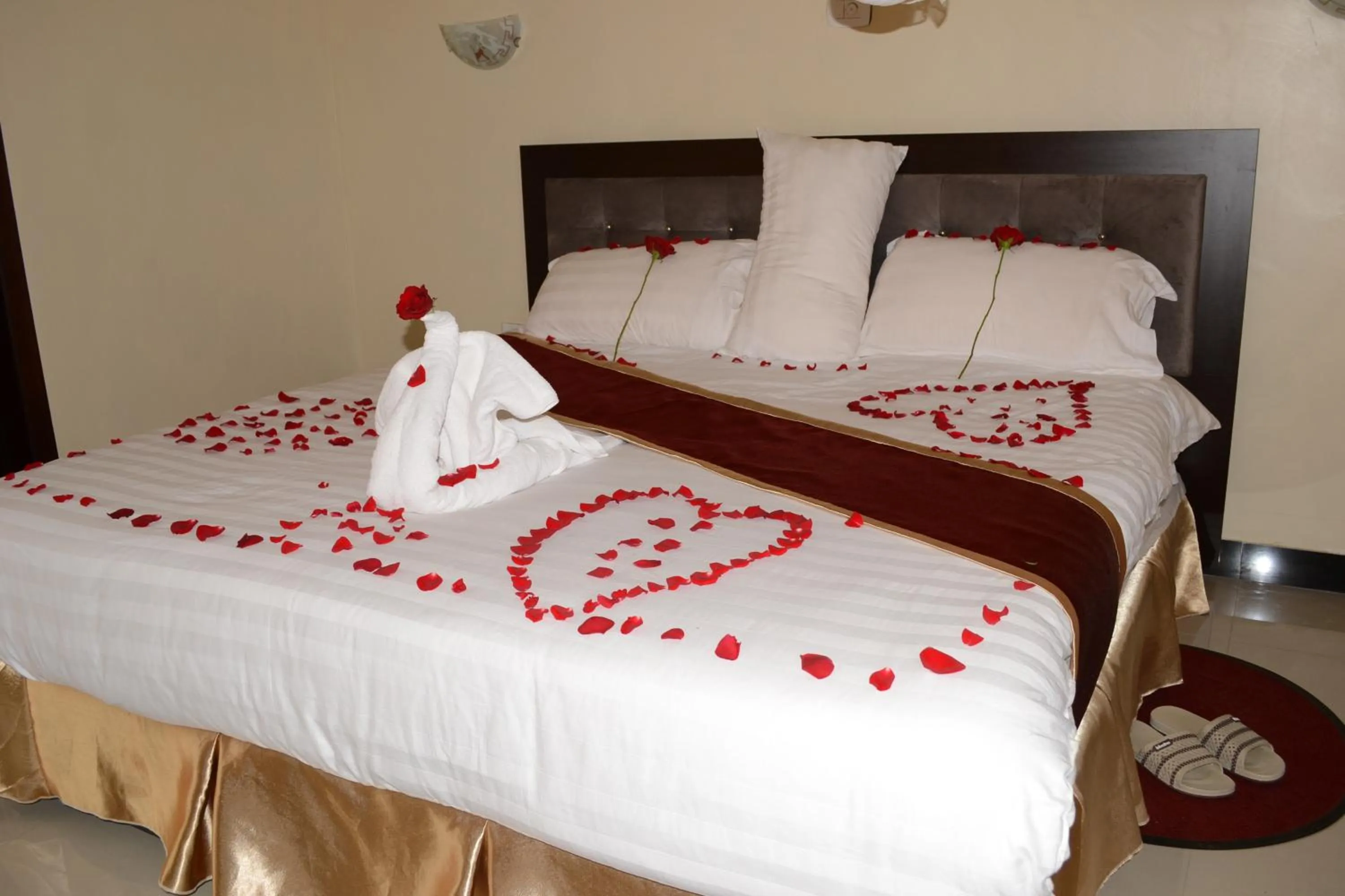Bed in Lakemark Hotel and Tour Service Bahir Dar