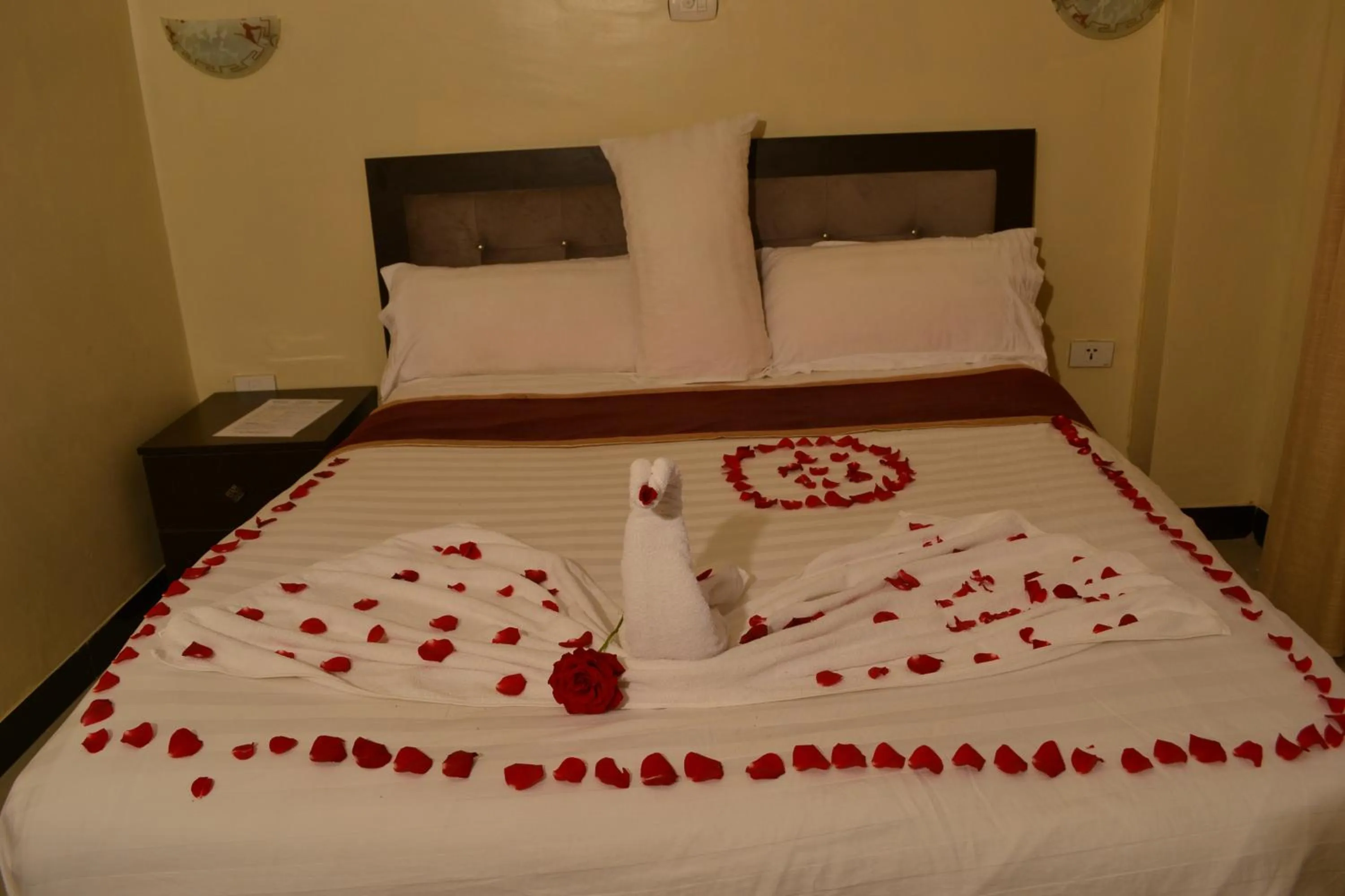 Bed in Lakemark Hotel and Tour Service Bahir Dar