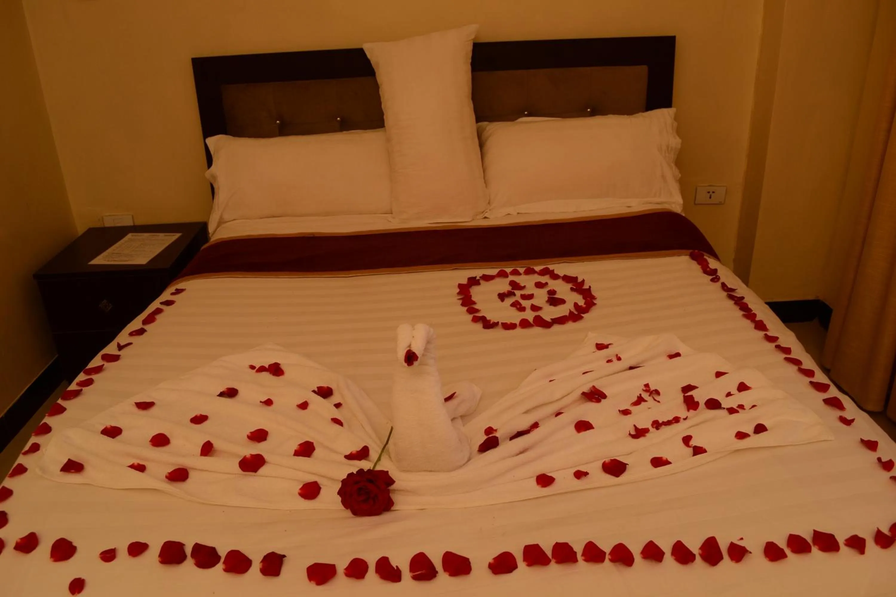 Bed in Lakemark Hotel and Tour Service Bahir Dar