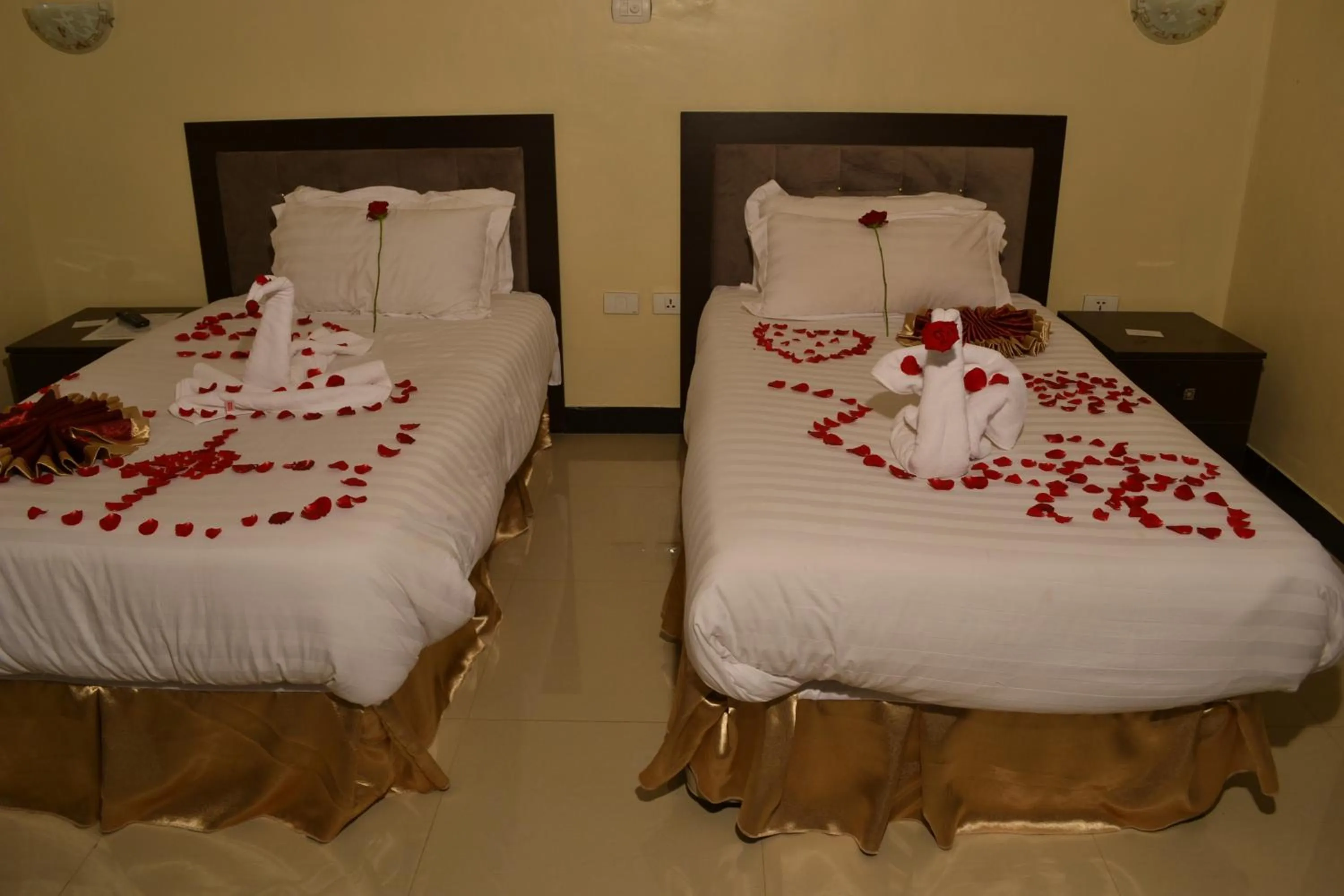 Bed in Lakemark Hotel and Tour Service Bahir Dar