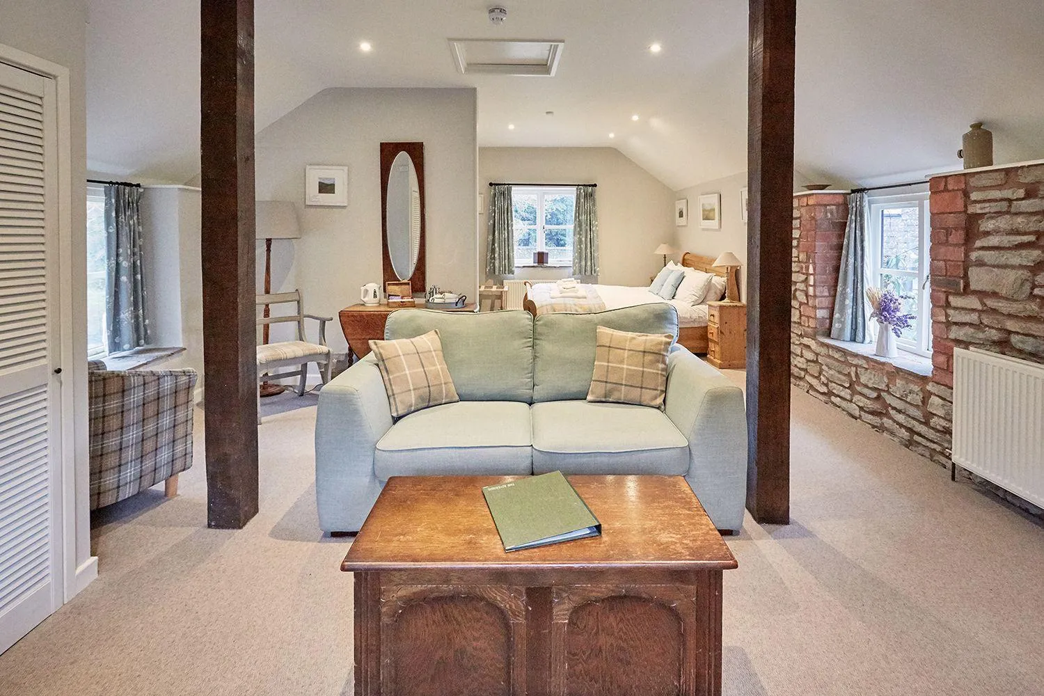 Seating area in Riverside Inn, Aymestrey