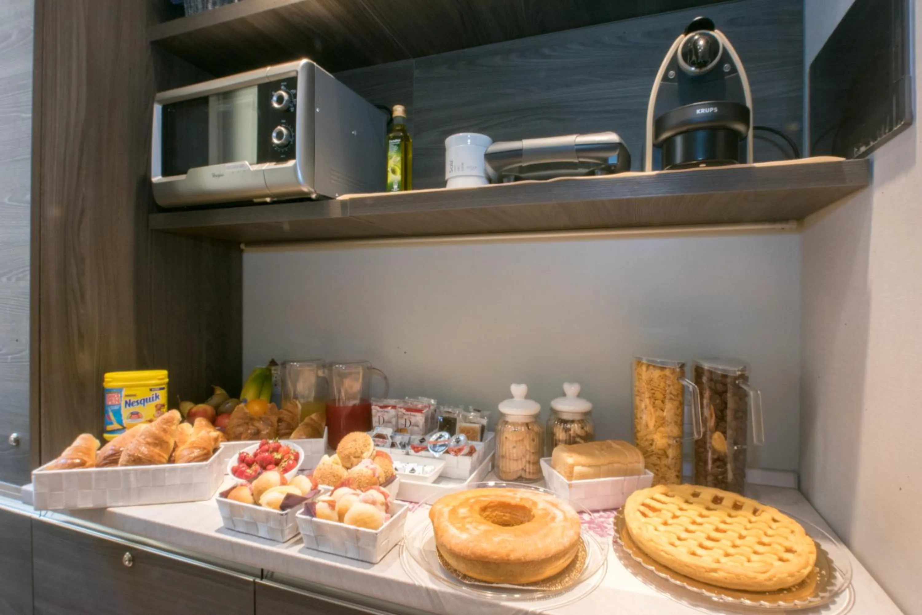 Food and drinks in B&B Fantasie Romane