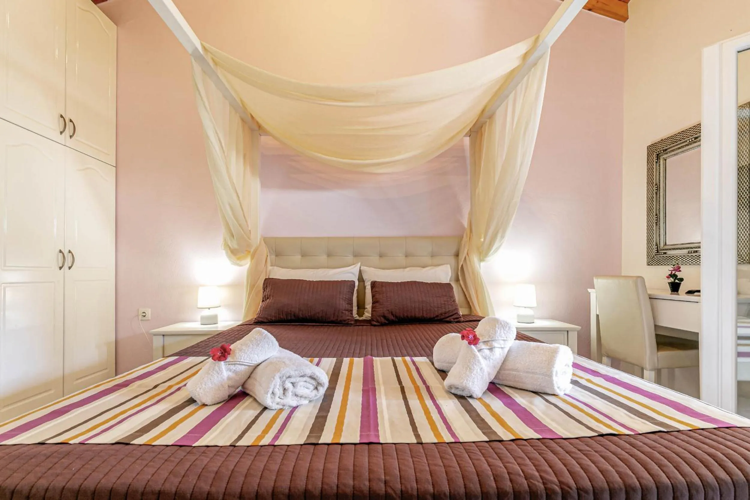 Bed in Palapart Gikas House