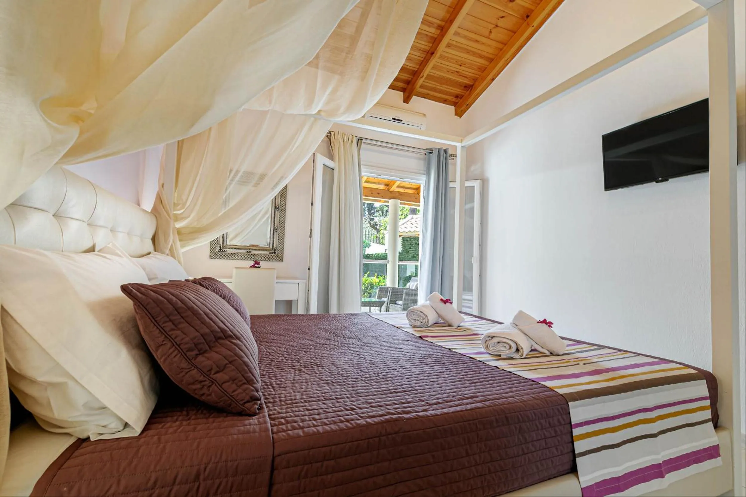 Bed in Palapart Gikas House