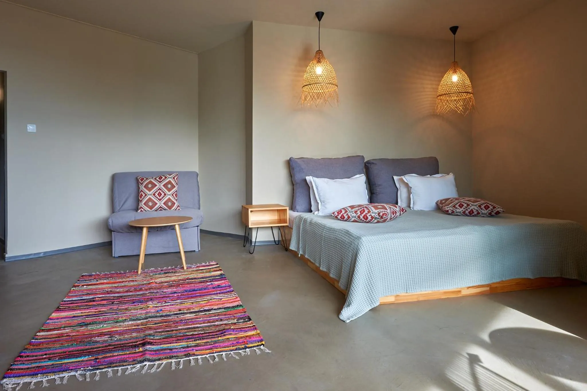 Living room, Bed in Sunny Beach Club - Adults Only #YouthfulVibes