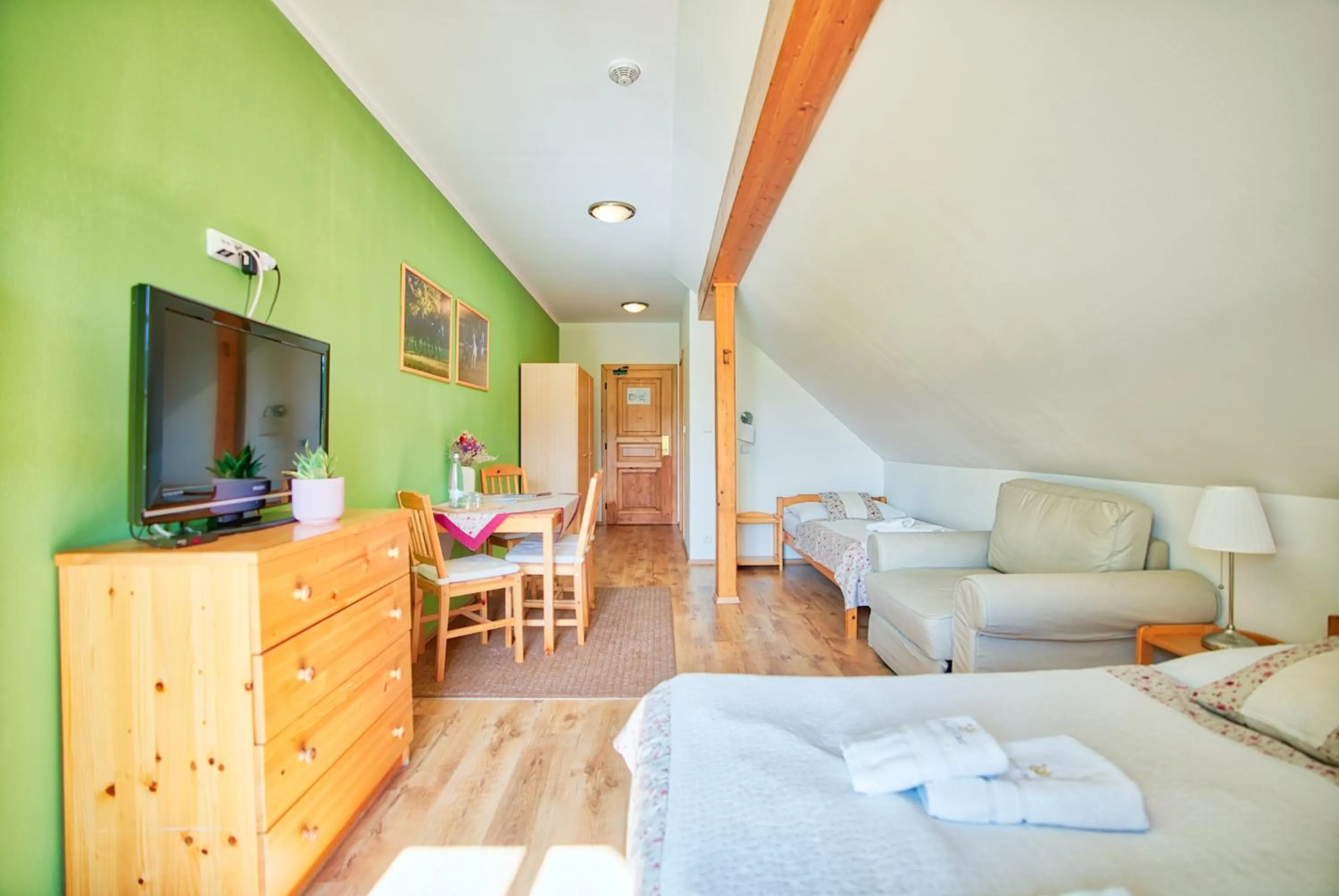 Bed in Penzion Pivnice - Jítravský Dvorec