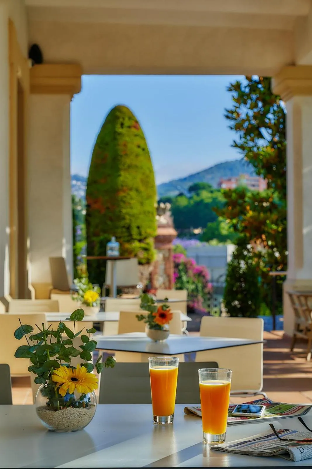 Patio in Hotel Arrey Alella