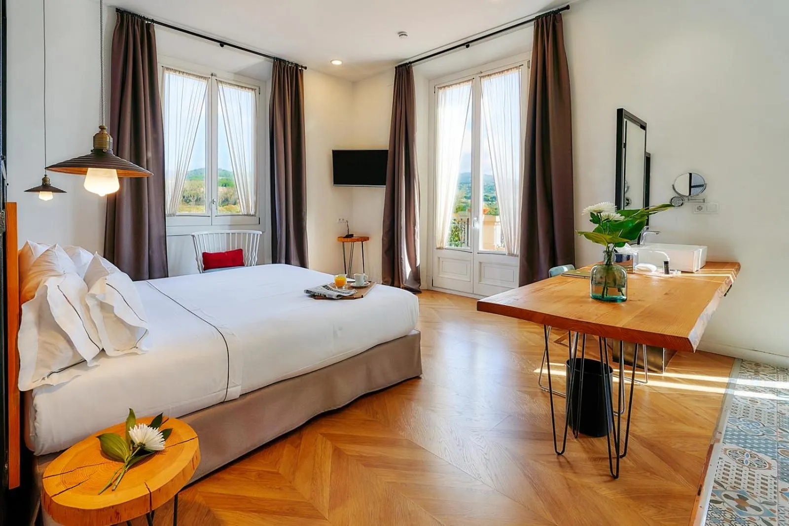 Bed in Hotel Arrey Alella