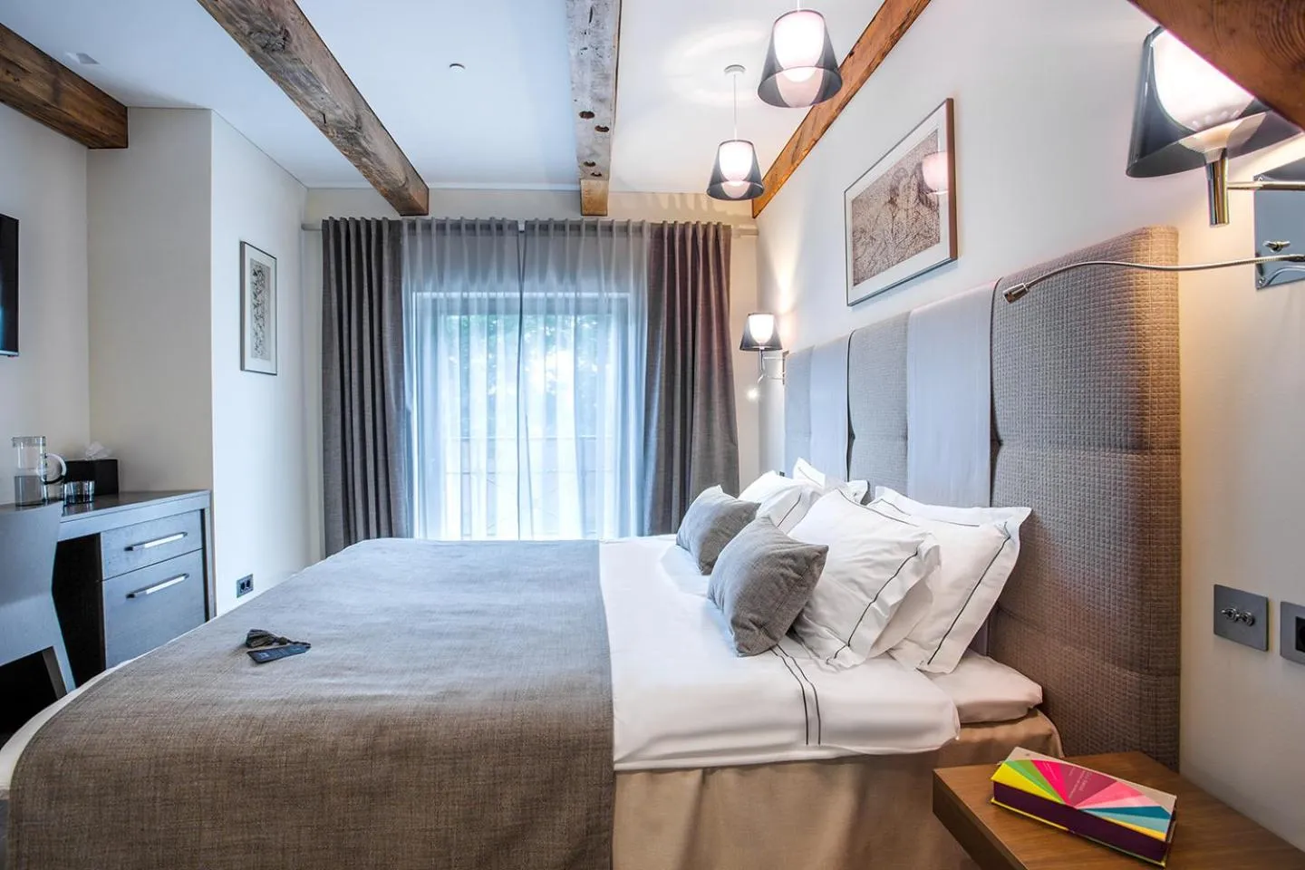 Decorative detail, Bed in Michaelson Boutique Hotel & SPA Brícoła