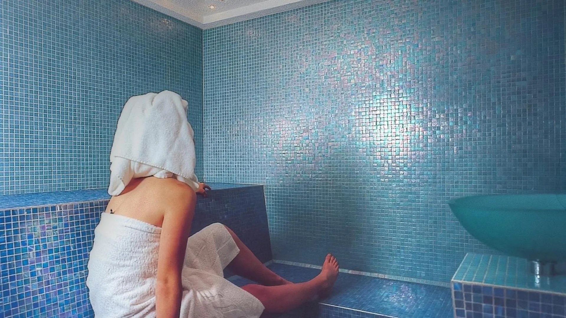 Steam room in Hotel Resa Blancia