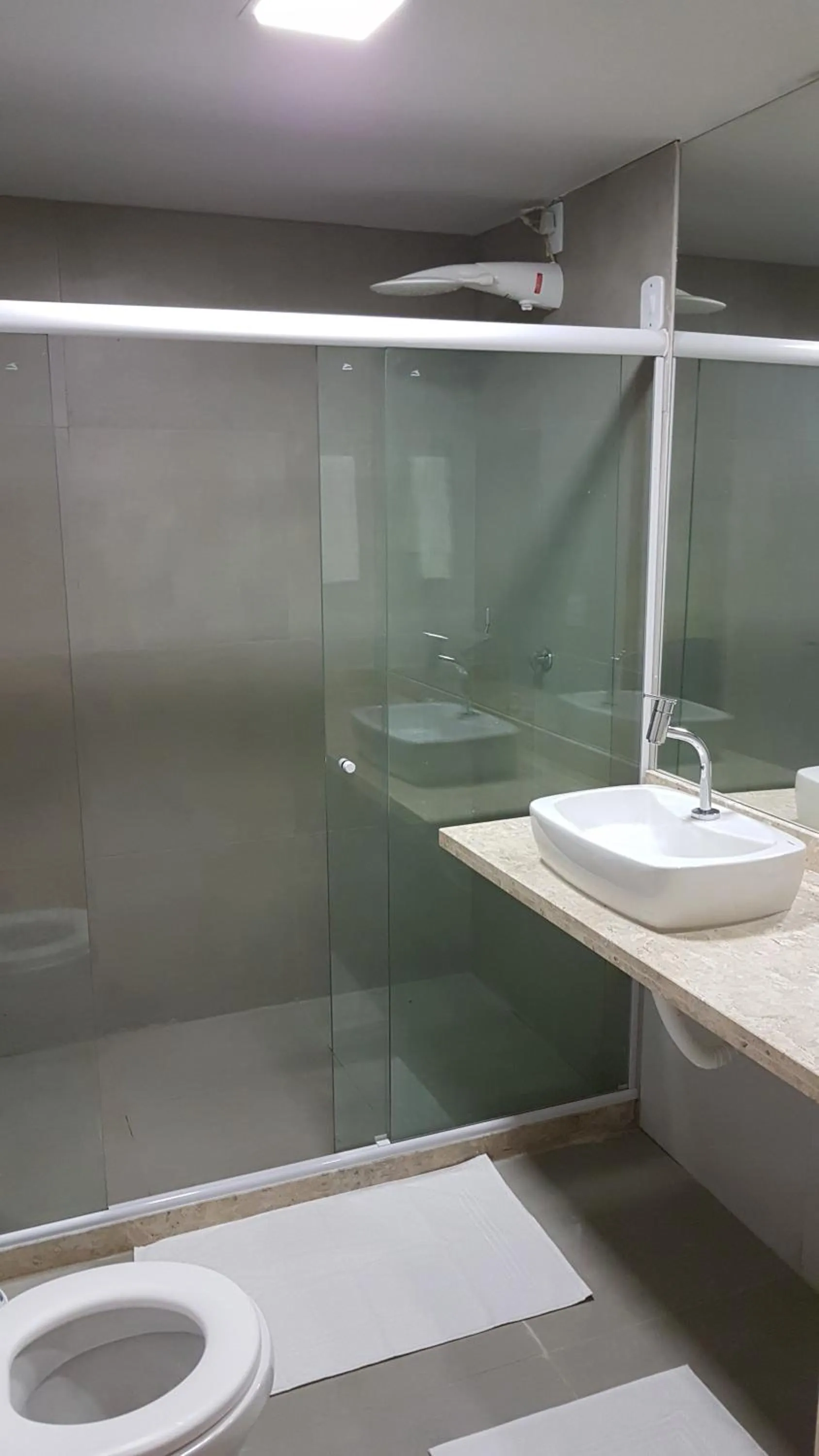 Shower in Pousada das Bromélias