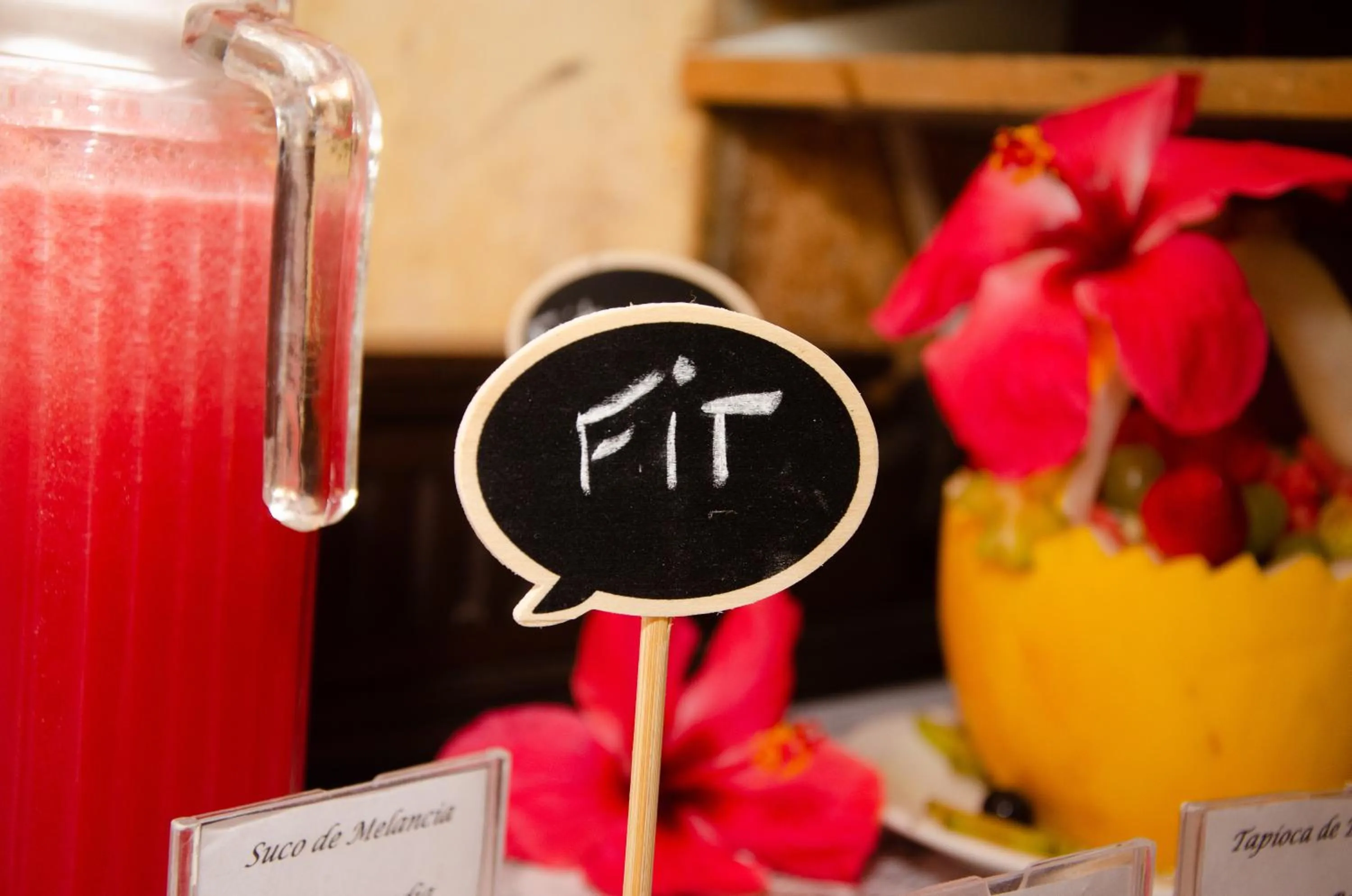 Food and drinks in Pousada das Bromélias