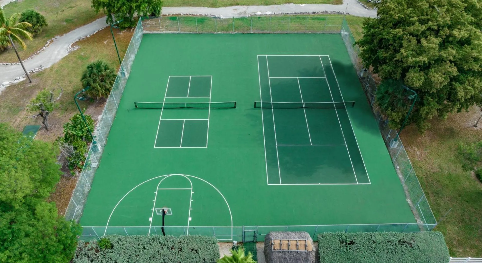 Tennis court in Caloosa Cove Resort