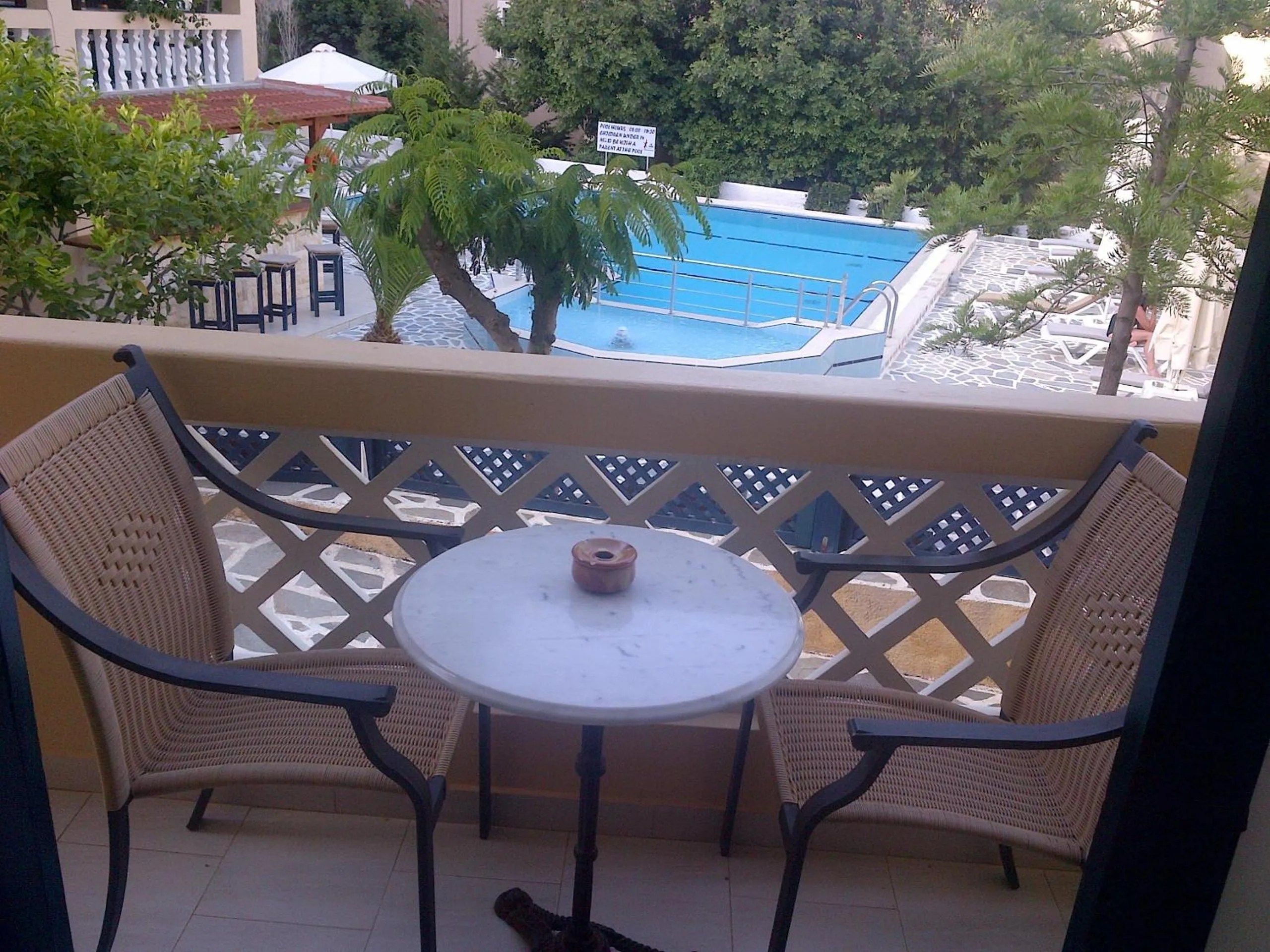 Balcony/Terrace in Kyra Panagia Hotel