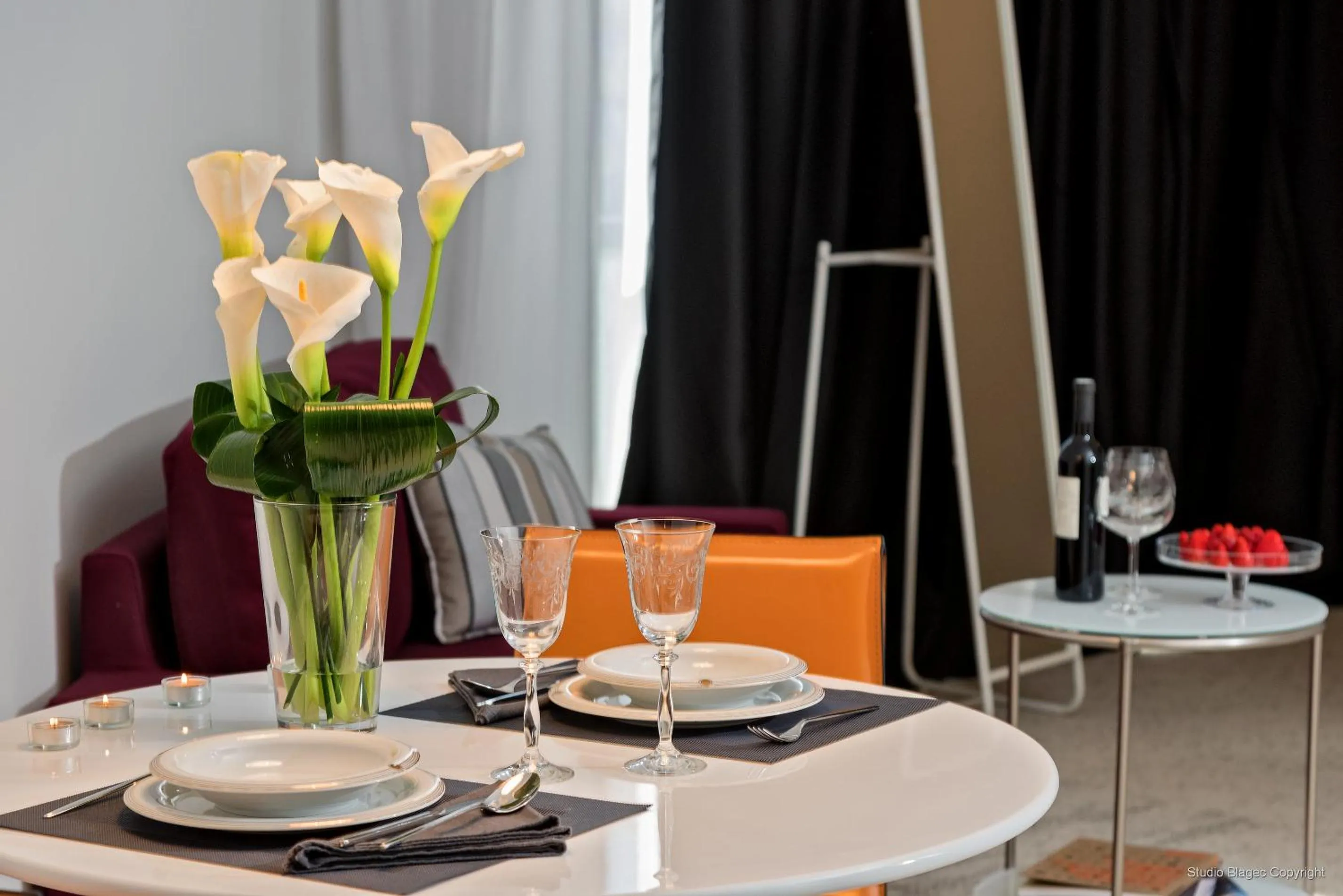 Dining area in Priska Med Luxury Rooms