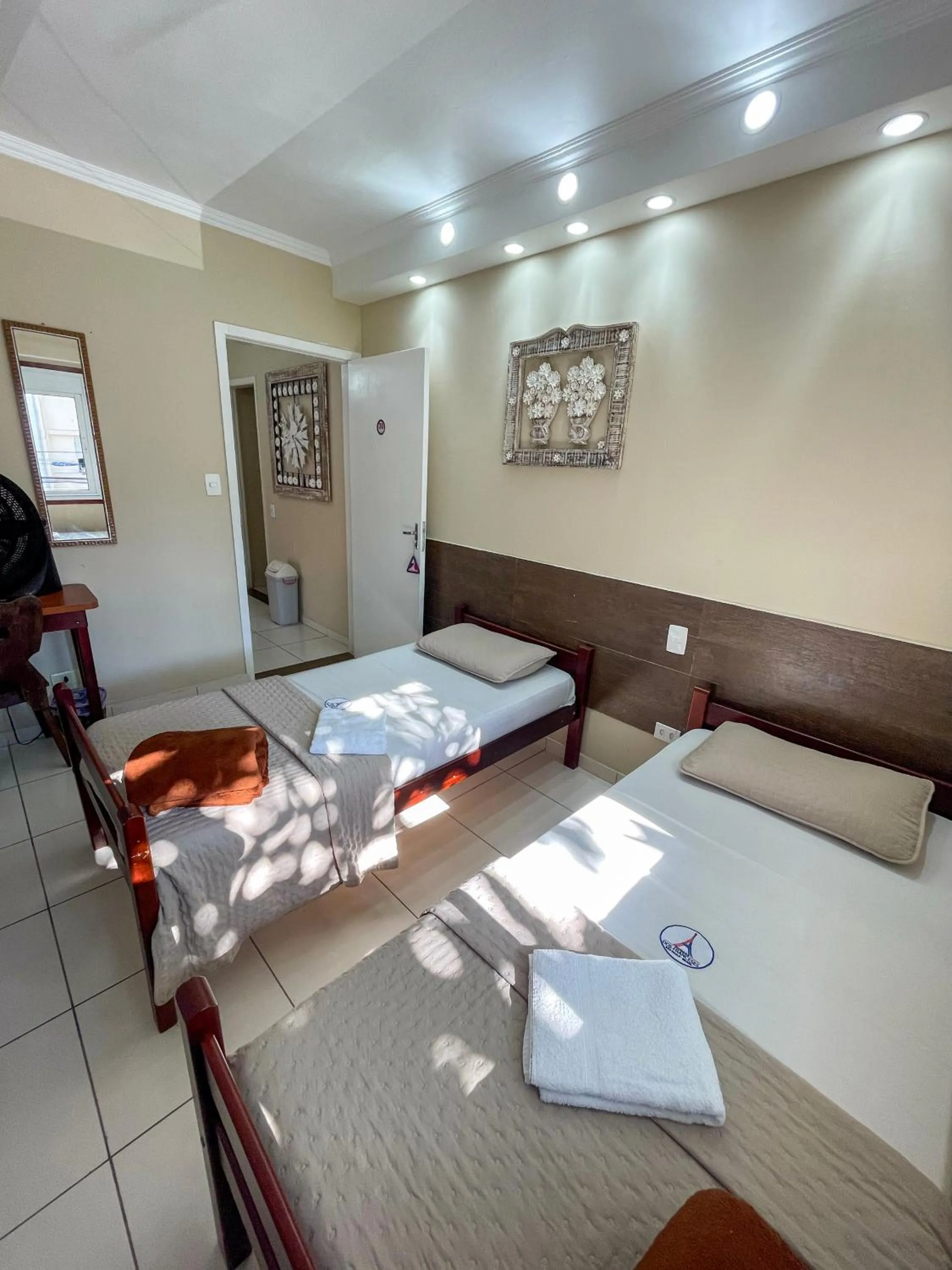 Bed in Pousada dos Franceses