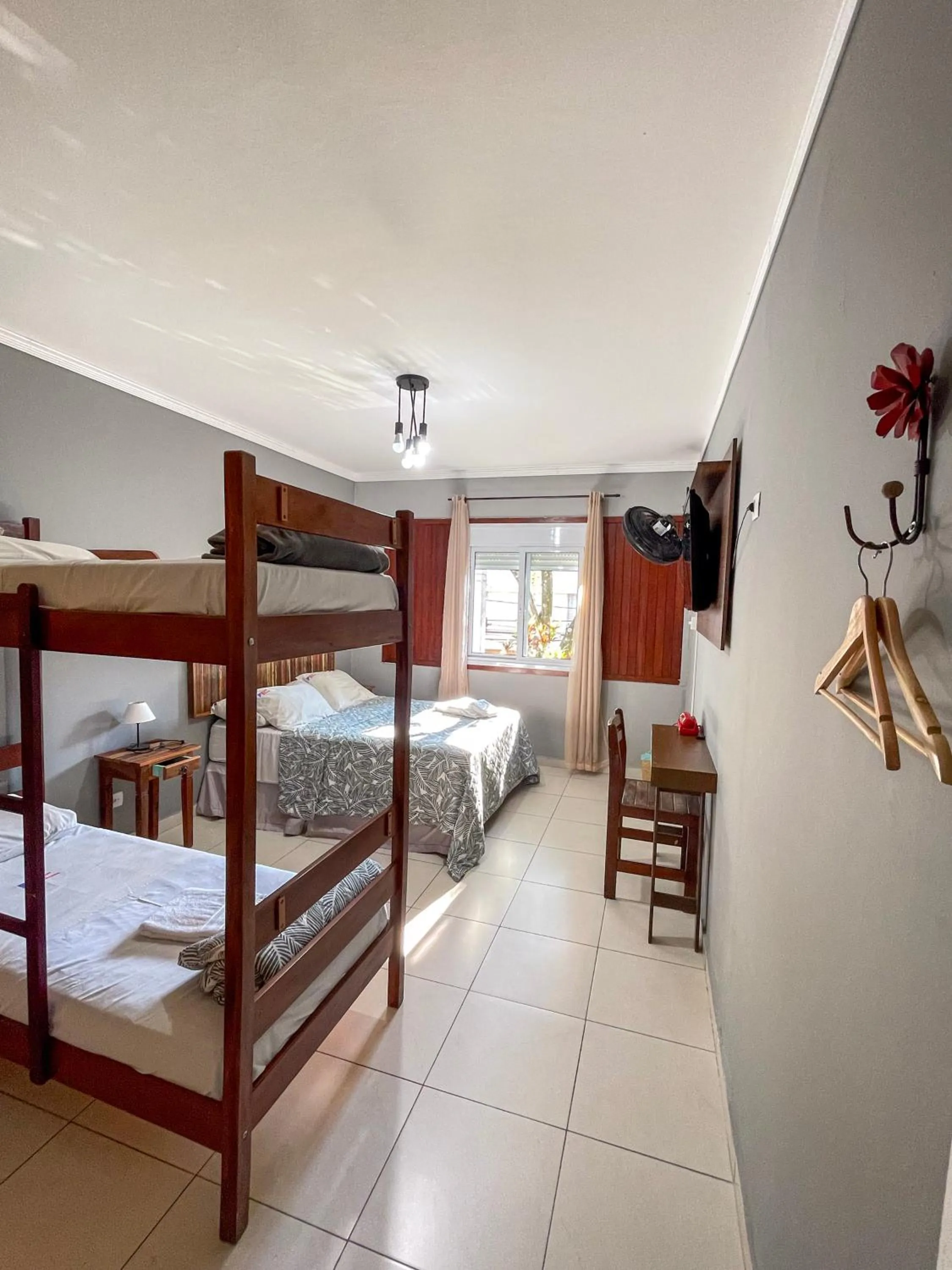 Bed in Pousada dos Franceses