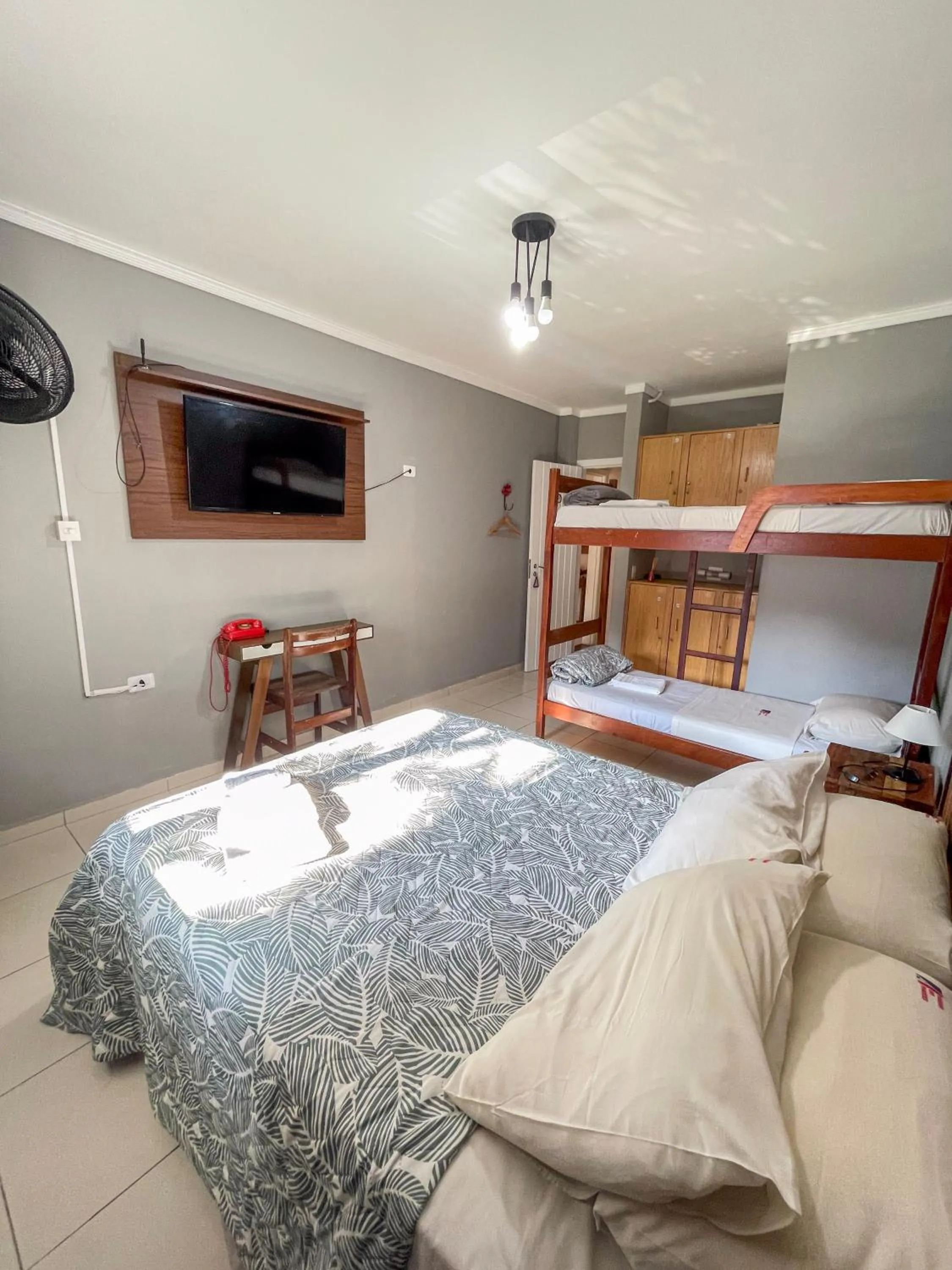 Bed in Pousada dos Franceses