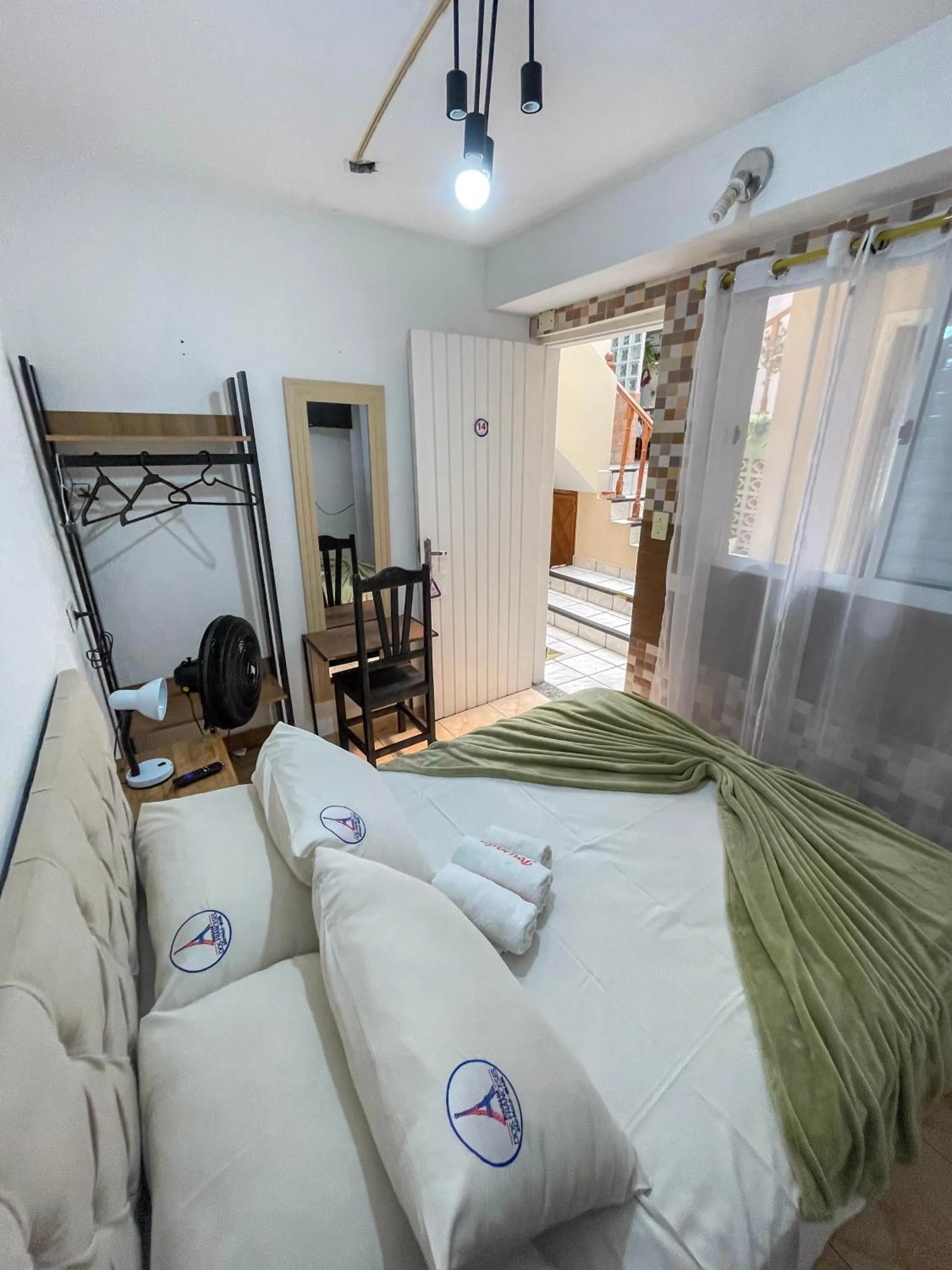 Bed in Pousada dos Franceses