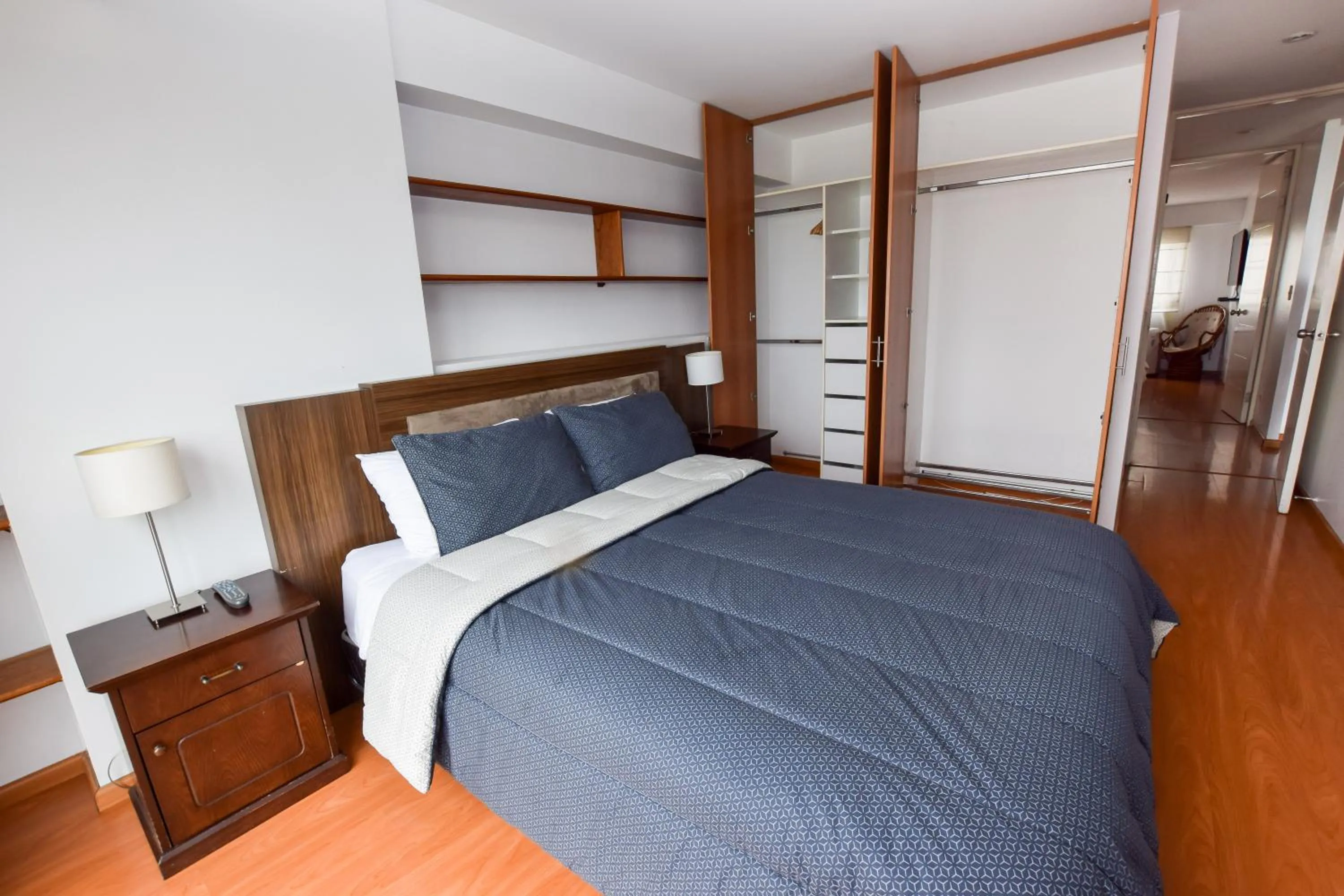 Bedroom, Bed in Miraflores Apartments 109 Tejada Ave by Private Host