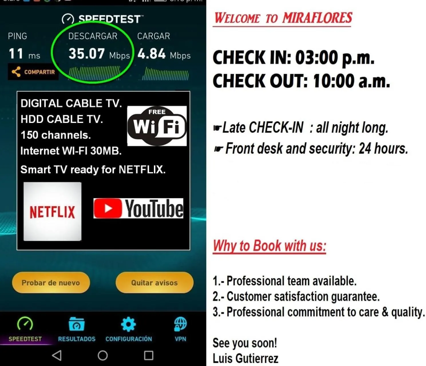 Staff in Miraflores Apartments 109 Tejada Ave by Private Host