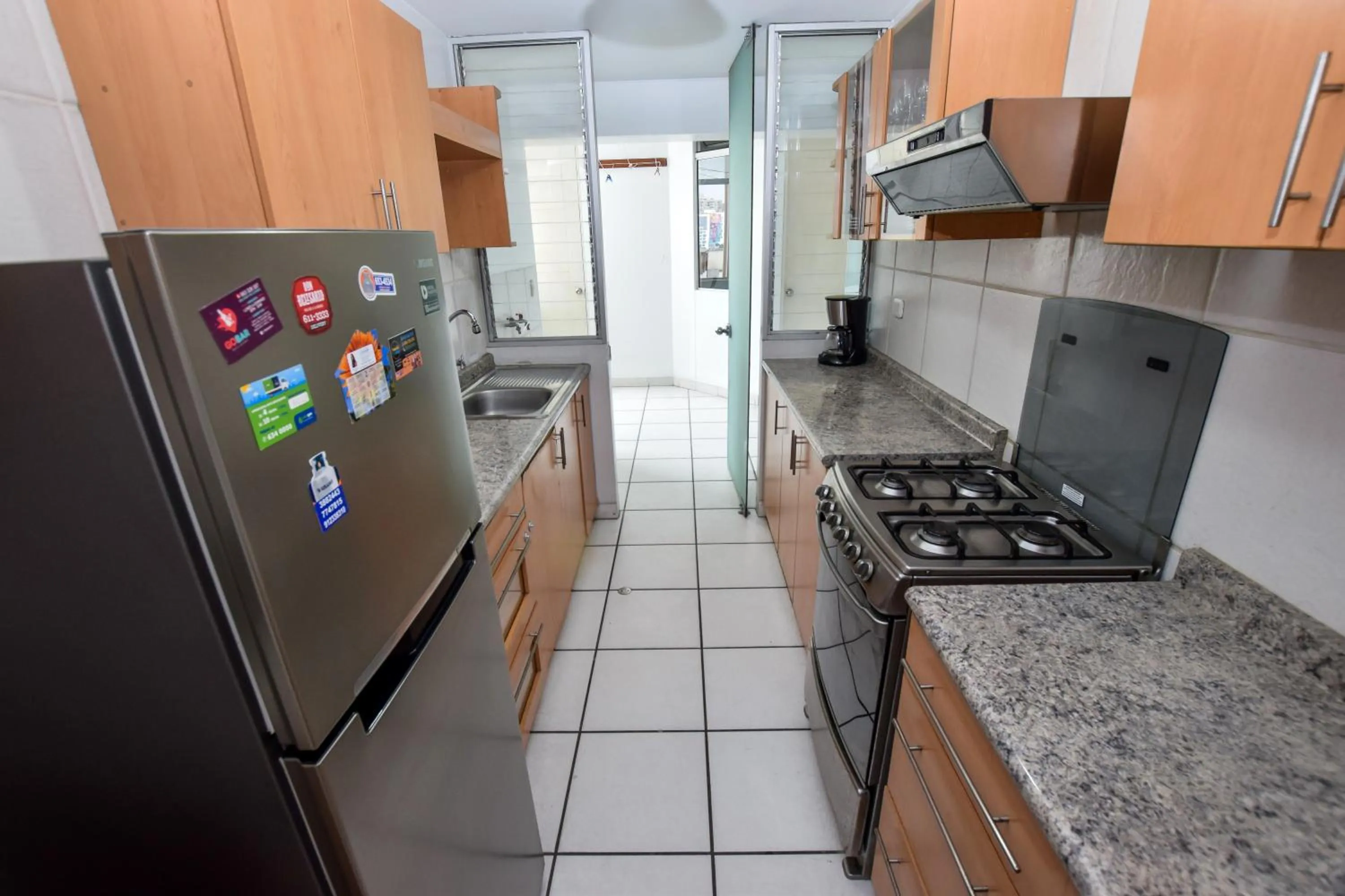 Kitchen or kitchenette in Miraflores Apartments 109 Tejada Ave by Private Host