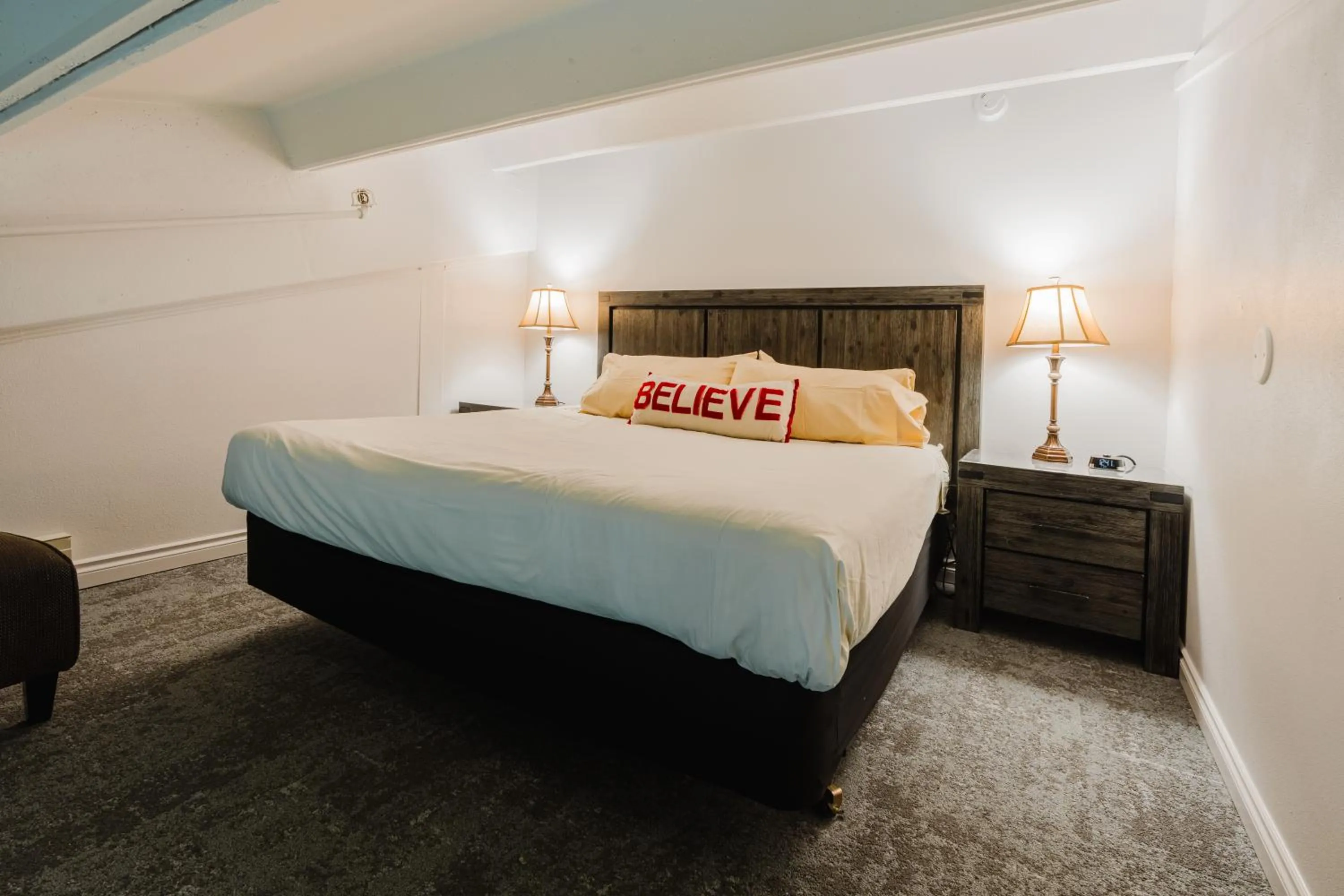 Bed in Crystal Mountain Hotels